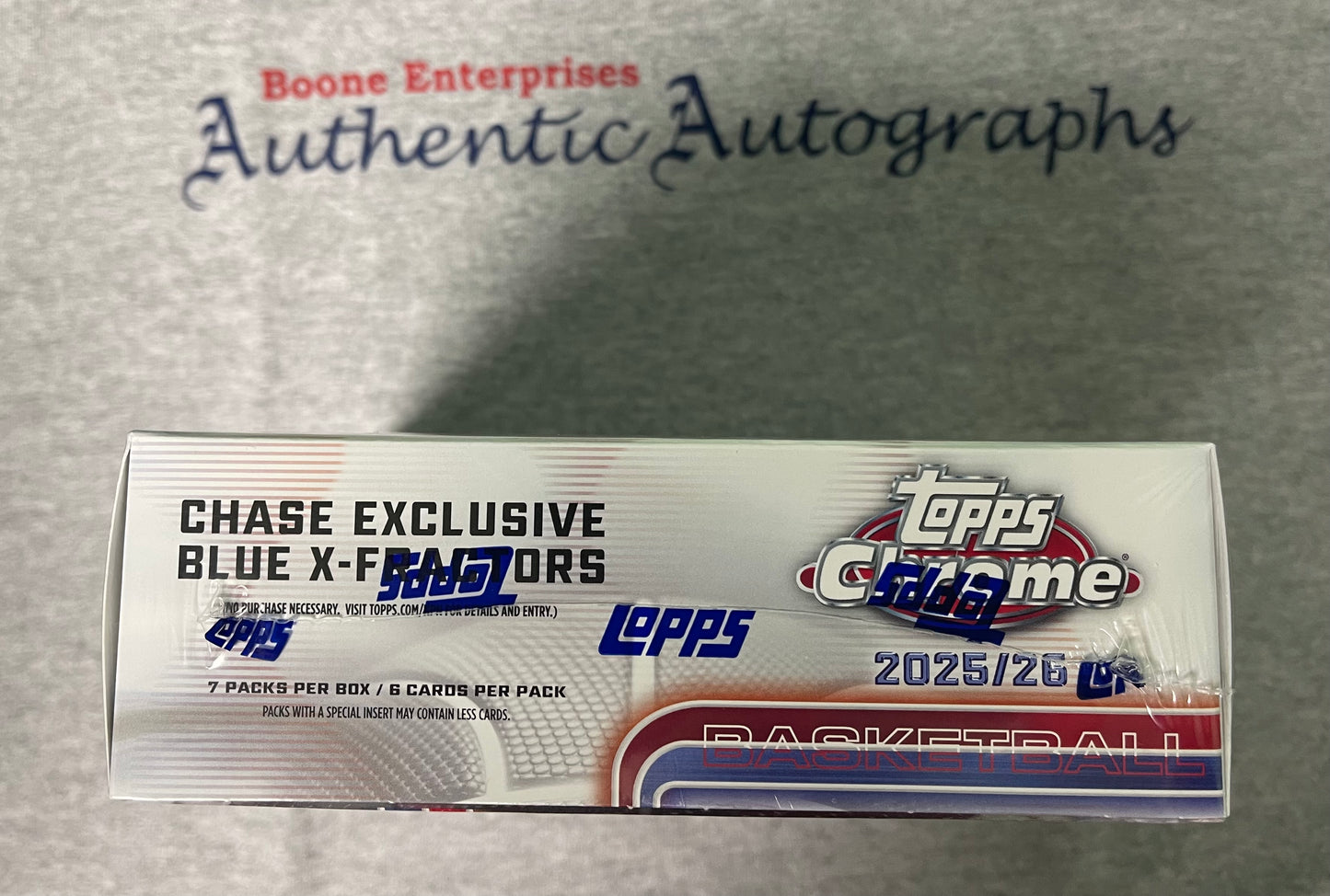 2025 - 26 Topps Chrome Basketball Mega Box Sealed Cooper Flagg 42 cards QTY