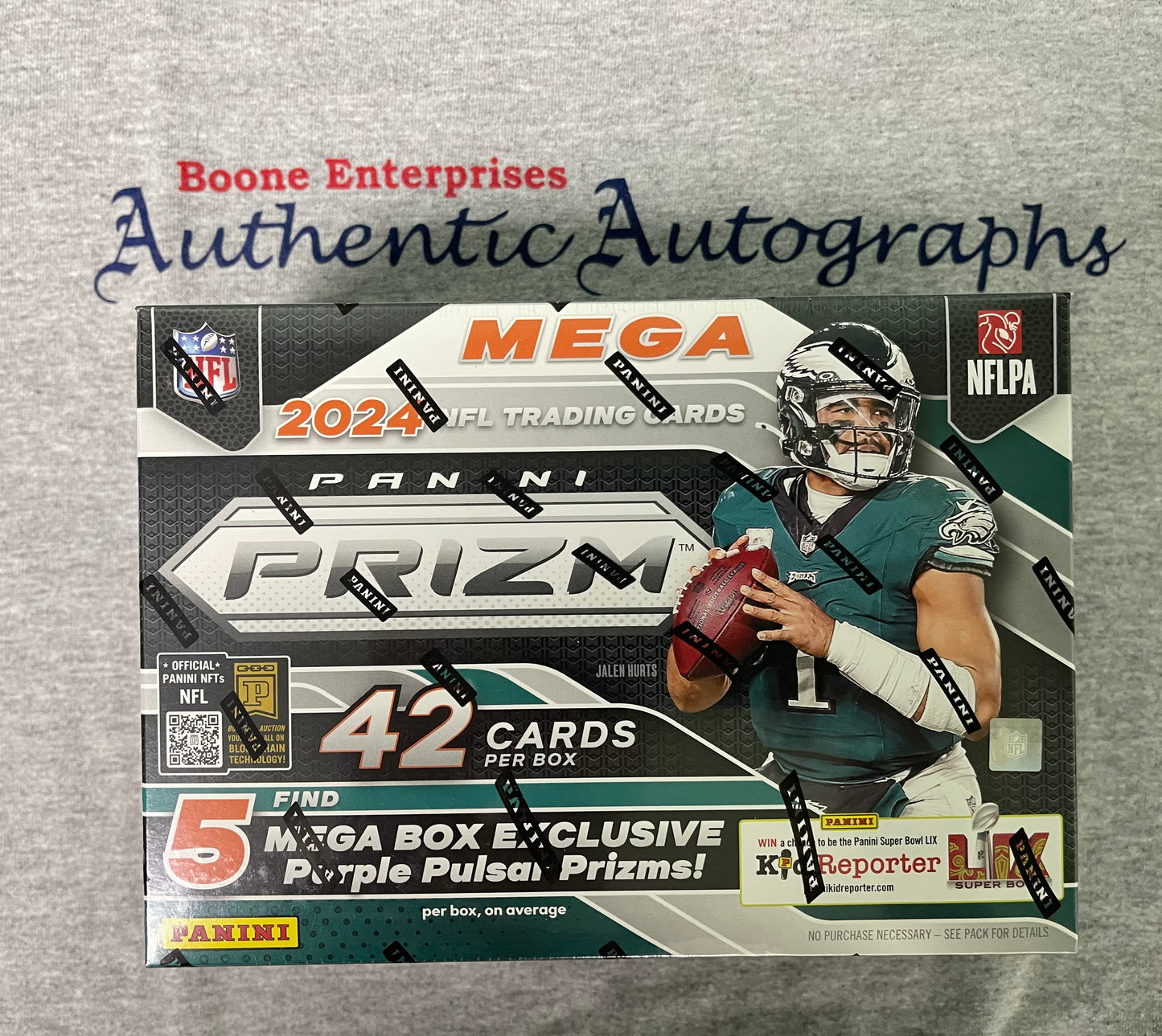 2024 Panini Prizm Football Mega Box Sealed Caleb Williams Drake Maye 42 Cards