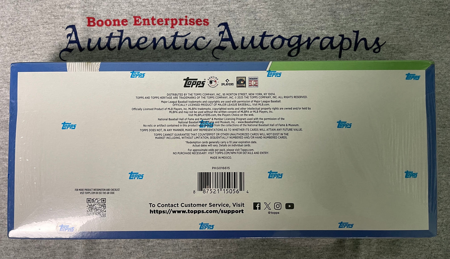 2025 Topps Heritage High Number Baseball Hobby Box 1 Auto Or Relic Sealed