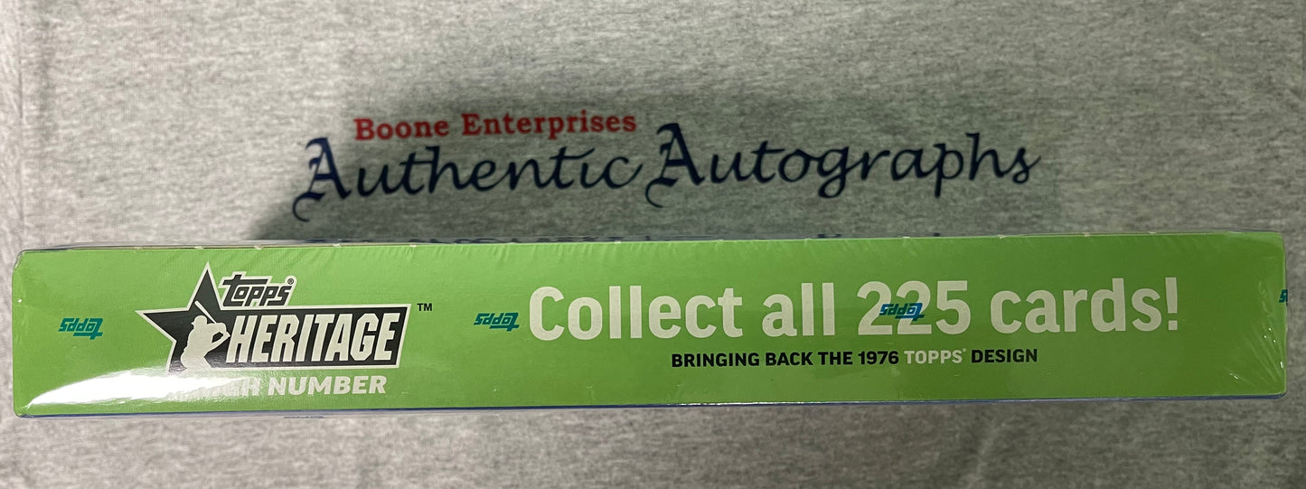 2025 Topps Heritage High Number Baseball Hobby Box 1 Auto Or Relic Sealed