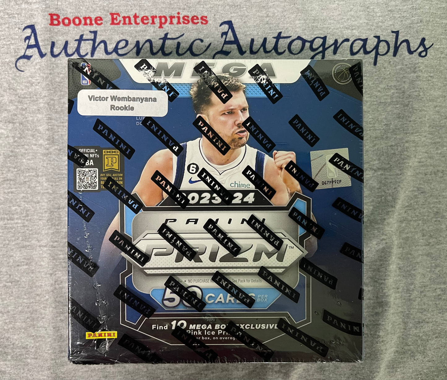 2023-24 Panini Prizm Basketball Mega Box Sealed 50 Cards Pink Ice Wembanyama