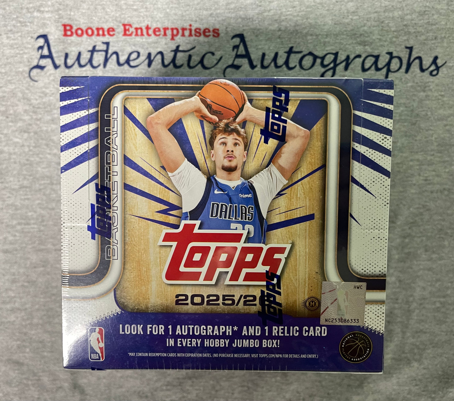 2025-26 Topps Basketball Jumbo Box Sealed 400 Cards Cooper Flagg 1 Auto 1 Relic