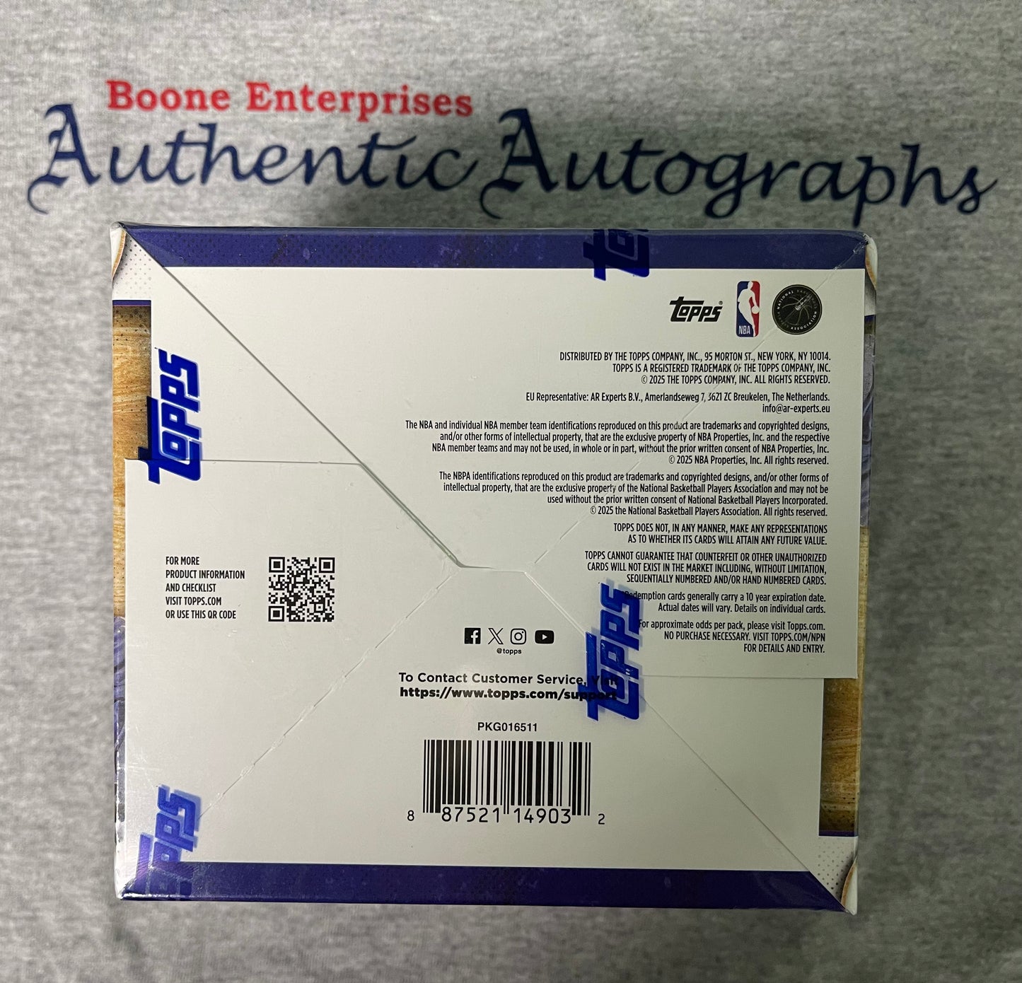 2025-26 Topps Basketball Jumbo Box Sealed 400 Cards Cooper Flagg 1 Auto 1 Relic