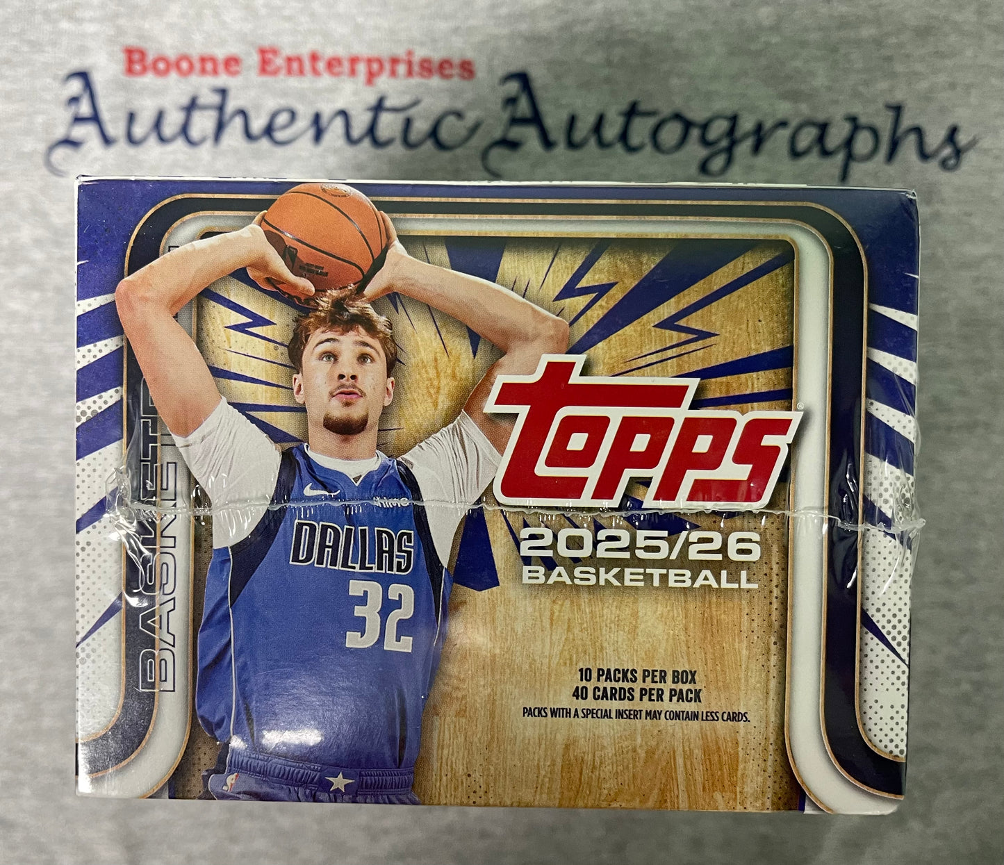 2025-26 Topps Basketball Jumbo Box Sealed 400 Cards Cooper Flagg 1 Auto 1 Relic