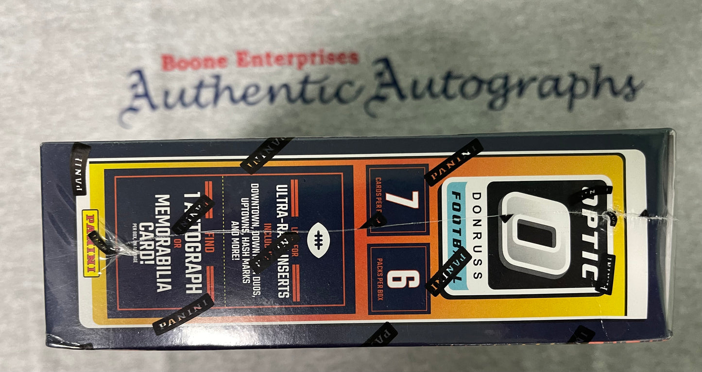 2024 Panini Donruss Optic Football Mega Box Sealed 42 Cards Drake Maye