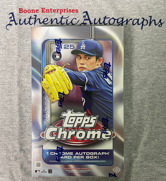 2025 Topps Chrome Baseball Hobby Box Sealed 80 Cards Nick Kurtz Drake Baldwin