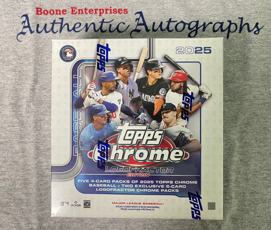 2025 Topps Chrome Logofractor Baseball Mega Box Sealed 30 Cards Nick Kurtz