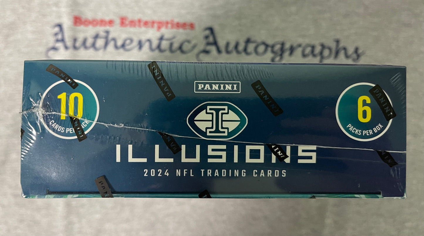 2024 Panini Illusions Football Mega Box Sealed 60 Cards Drake Maye Williams
