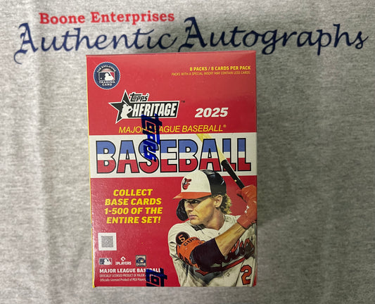 2025 Topps Heritage Baseball Sealed Blaster Box 64 Cards Nick Kurtz Baldwin