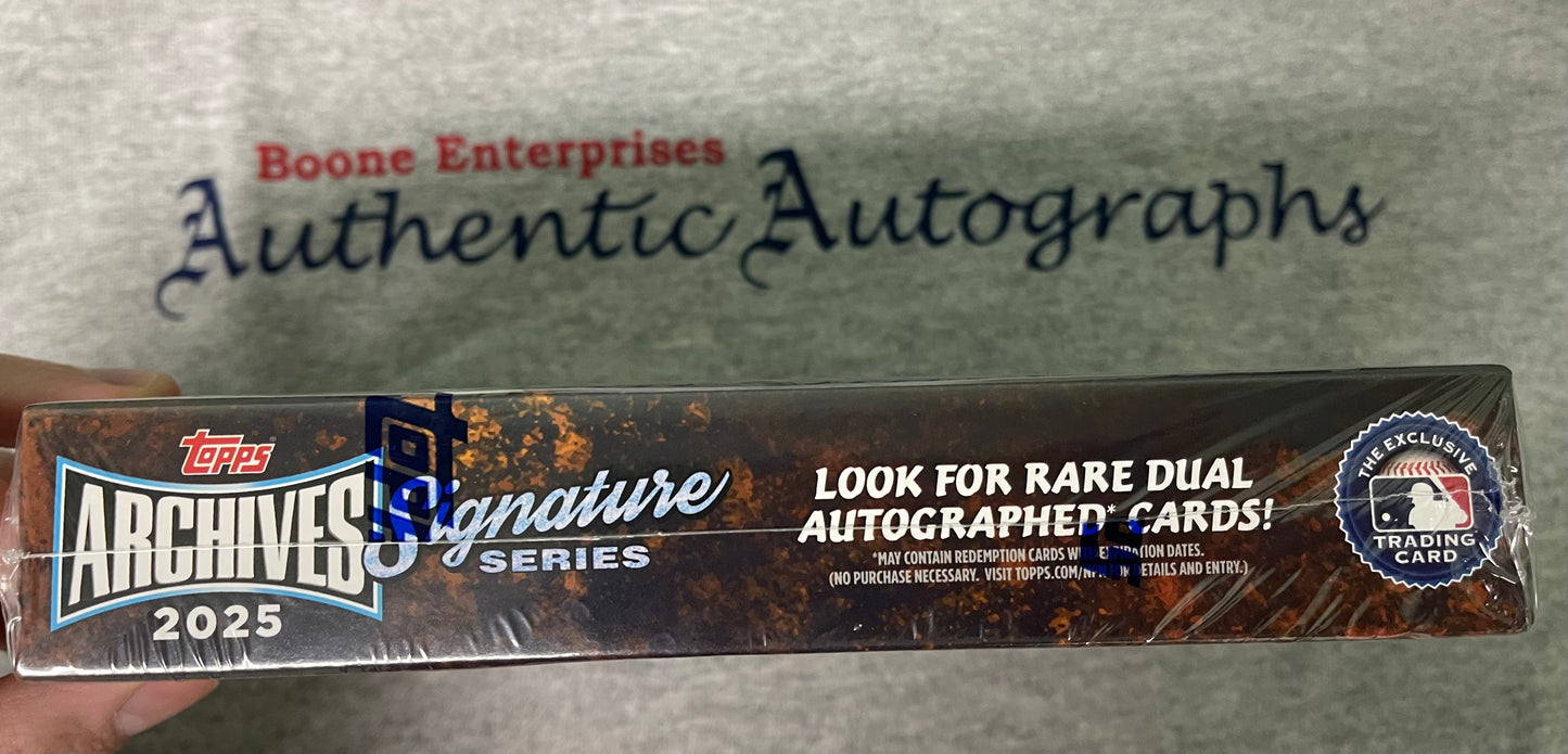 2025 Topps Archives Signature Series Sealed Active Player Edition Autograph