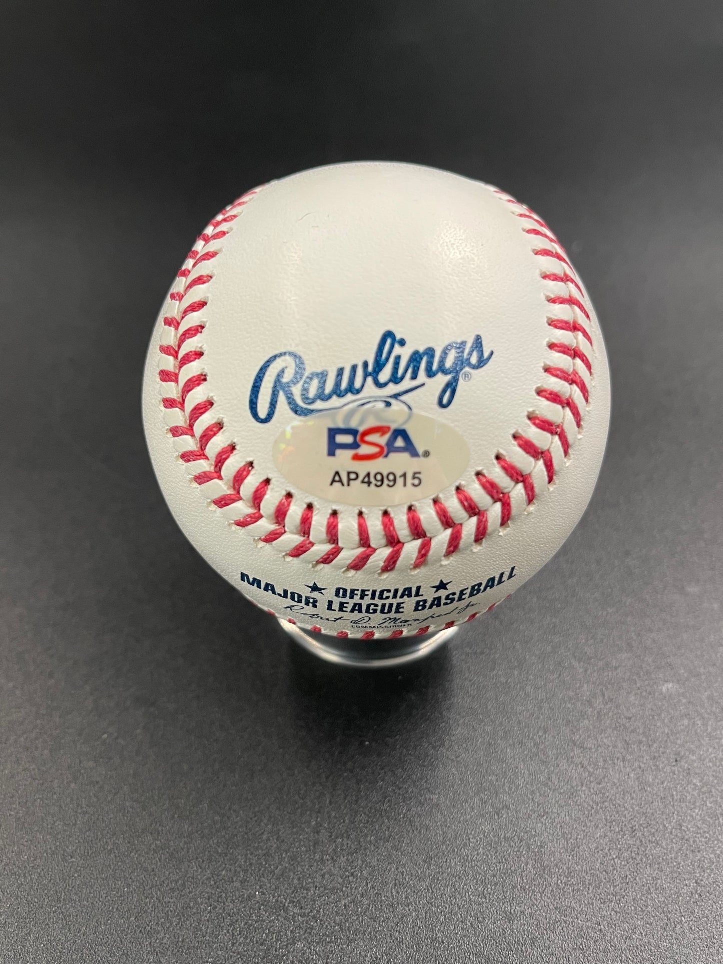 Bobby Witt Jr Signed Autographed Rawlings OMLB Baseball PSA COA (B)