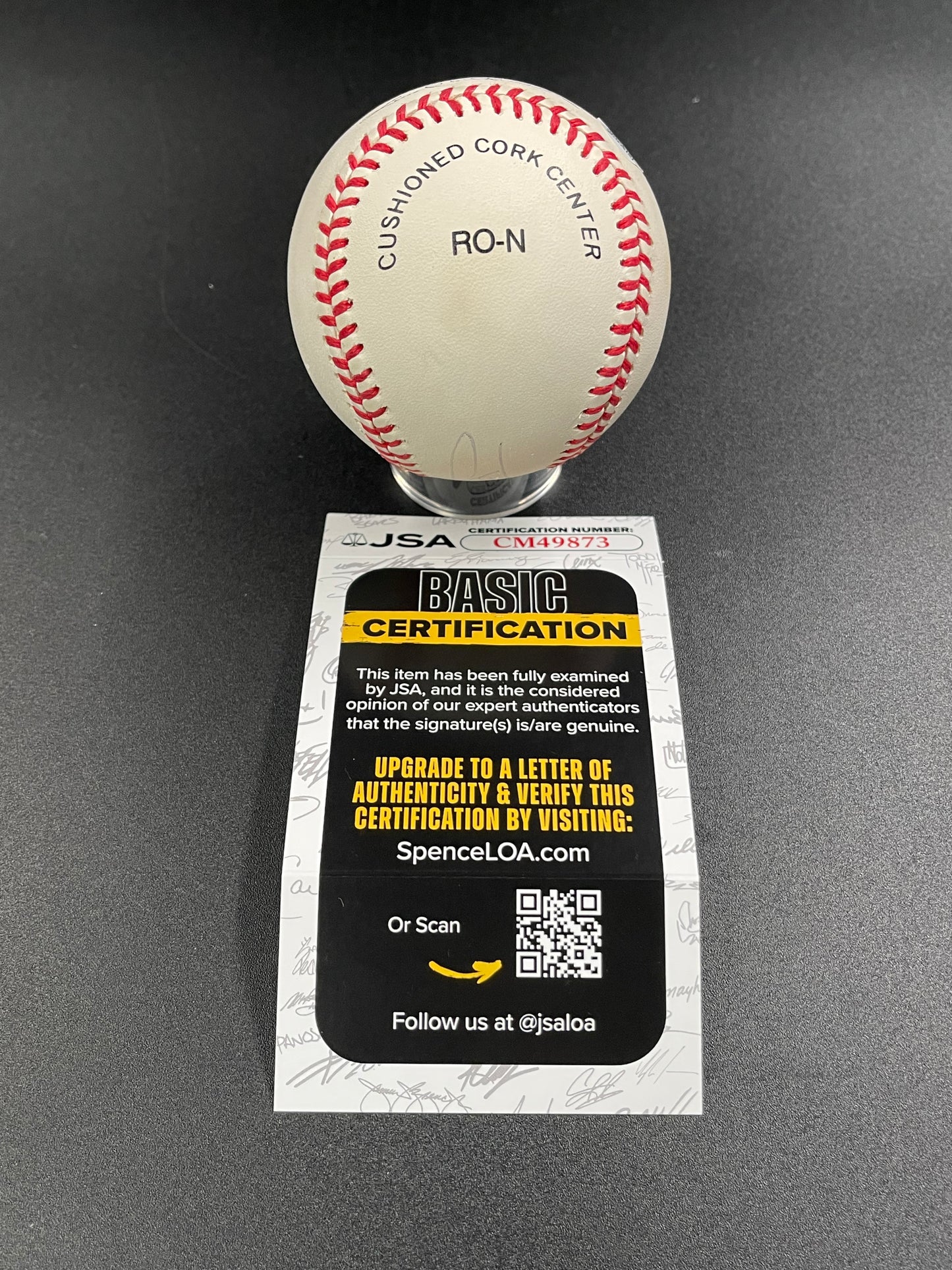 Tony Gywnn Singed/Autographed Leonard Coleman Official NL Baseball (D.2014) JSA