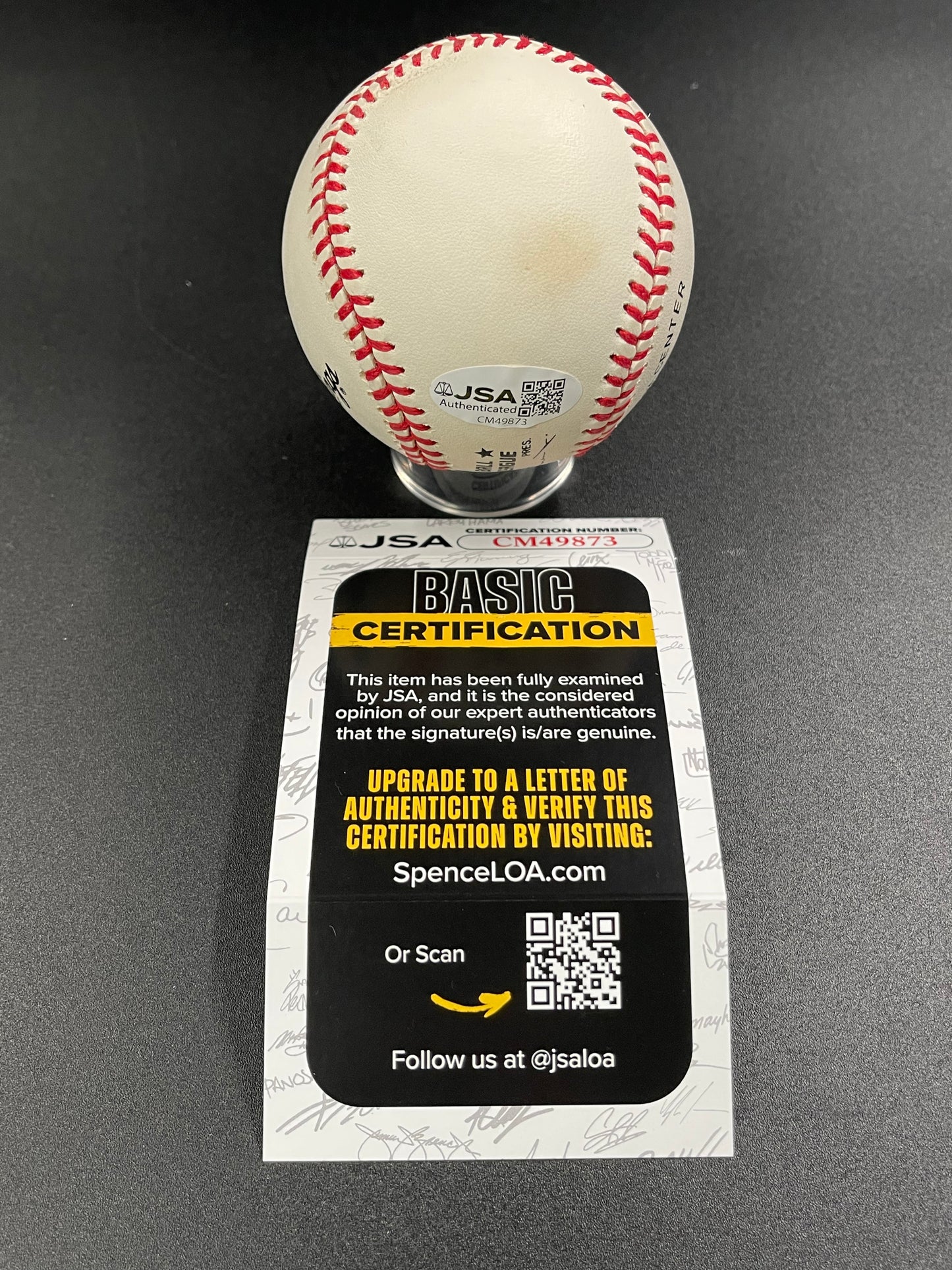Tony Gywnn Singed/Autographed Leonard Coleman Official NL Baseball (D.2014) JSA