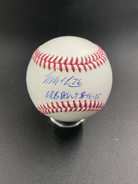 Nolan Mclean Signed/Autographed Rawlings OMLB Baseball Inscribed Fanatics COA