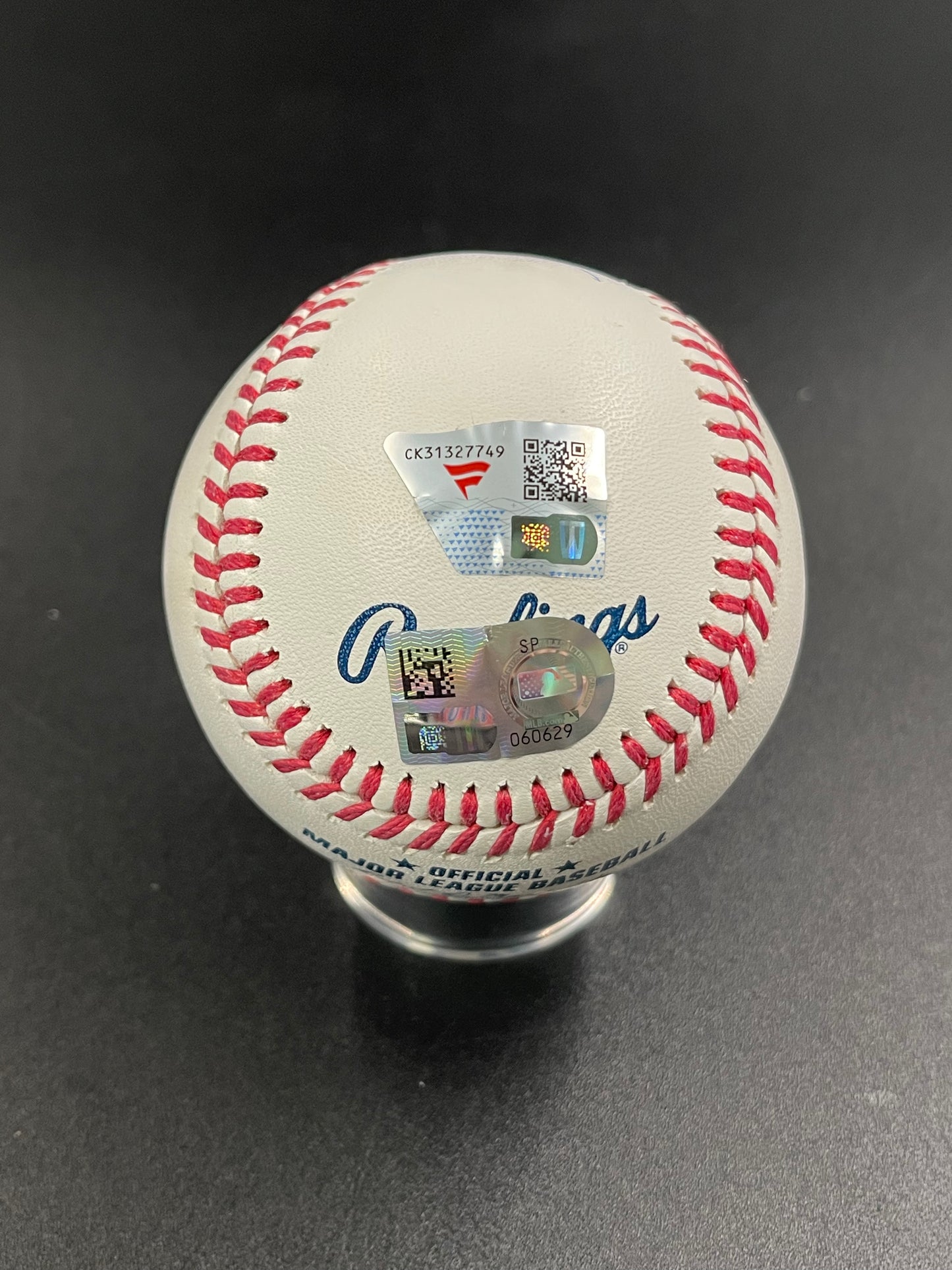 Konnor Griffin Signed/Autographed Rawlings OMLB Baseball Fanatics COA Pirates