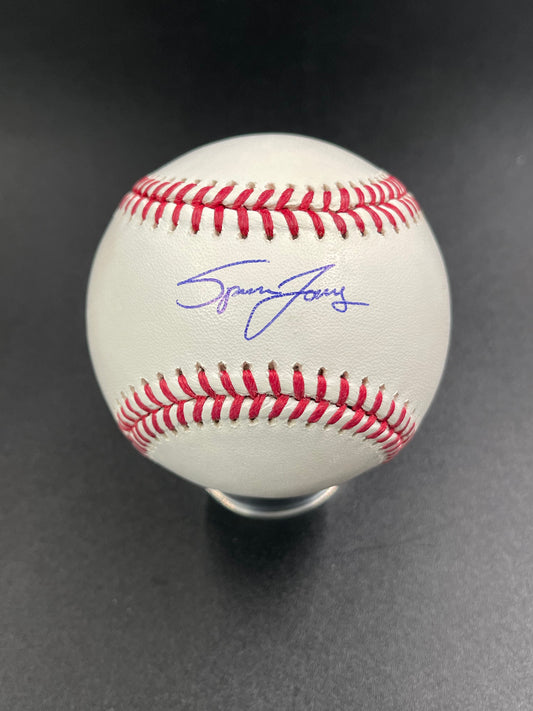Spencer Jones Signed/Autographed Rawlings OMLB Baseball Fanatics COA Yankees