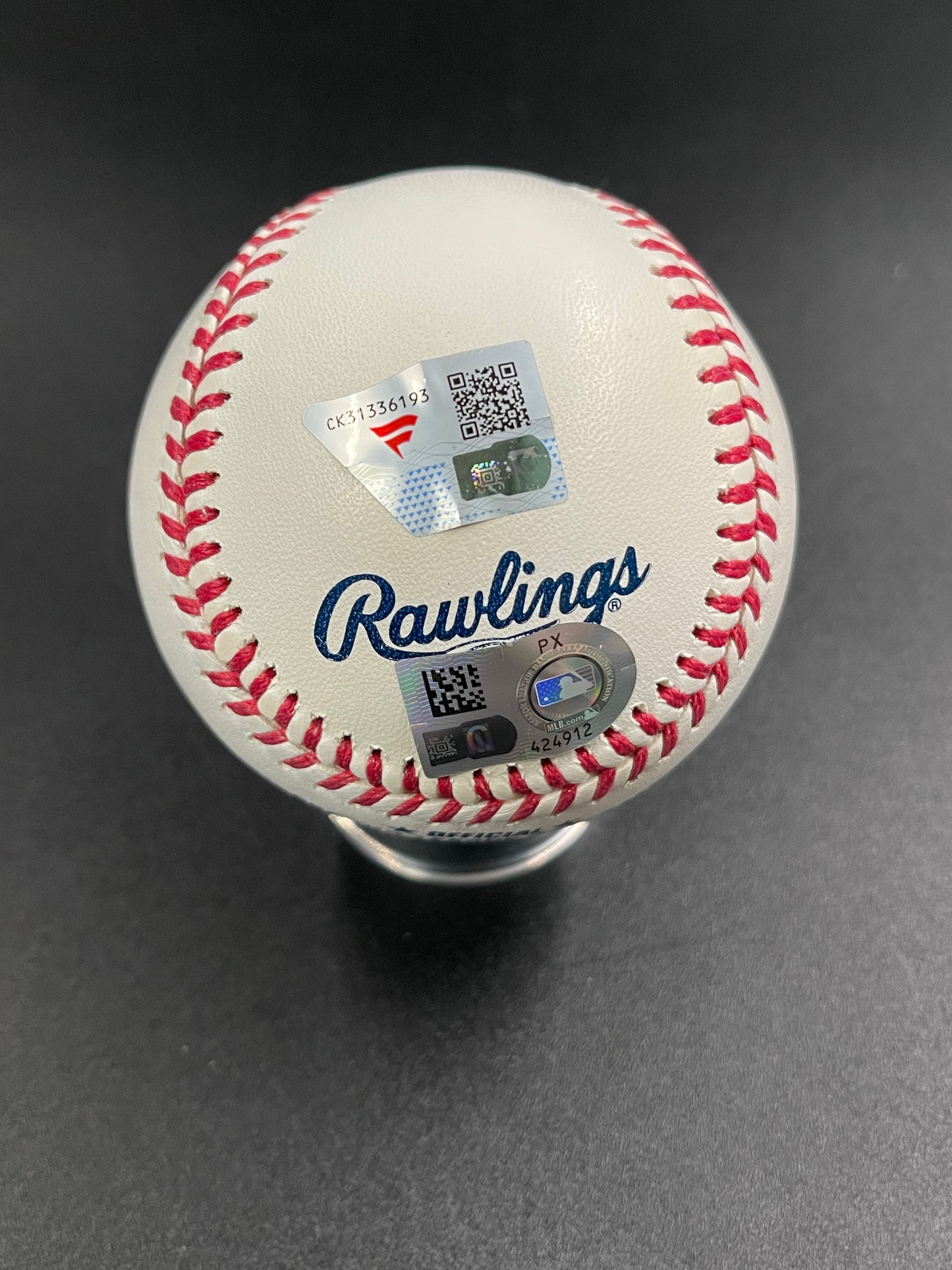 Spencer Jones Signed/Autographed Rawlings OMLB Baseball Fanatics COA Yankees