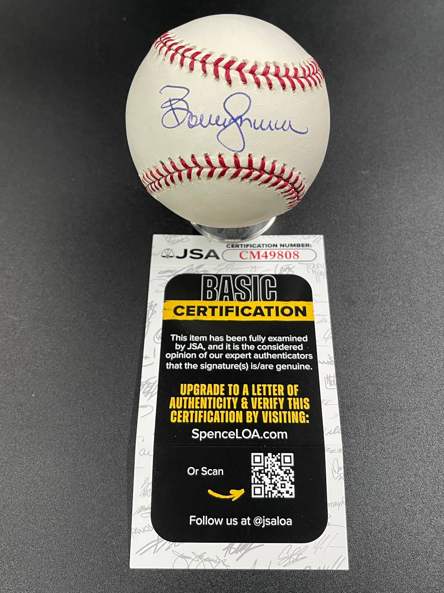 Bobby Murcer Signed/Autographed Yankees 100th Anniversary ROMLB Baseball JSA COA