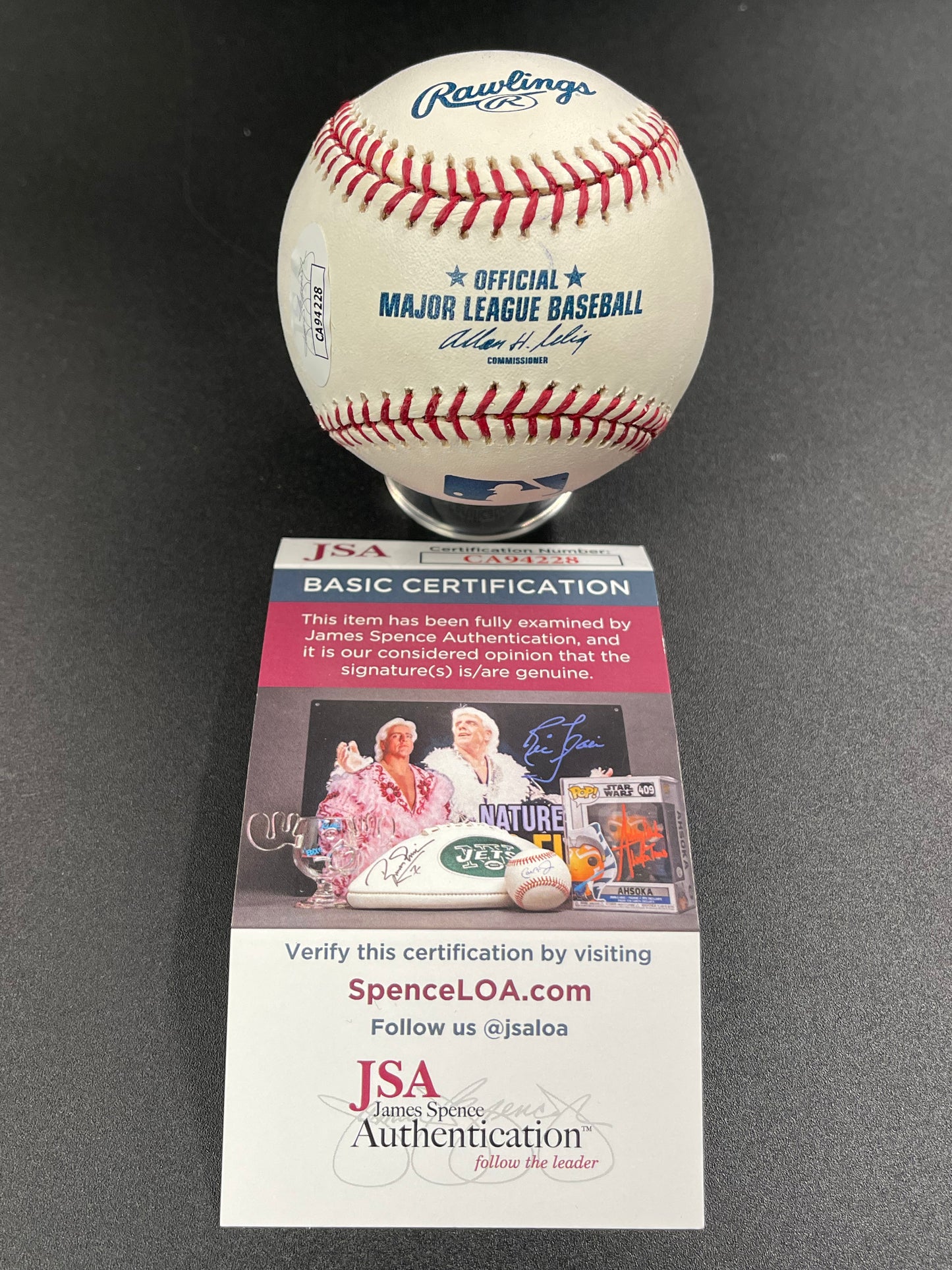 Cal Ripken Jr. Signed/Autographed Rawlings OMLB Baseball JSA COA Orioles