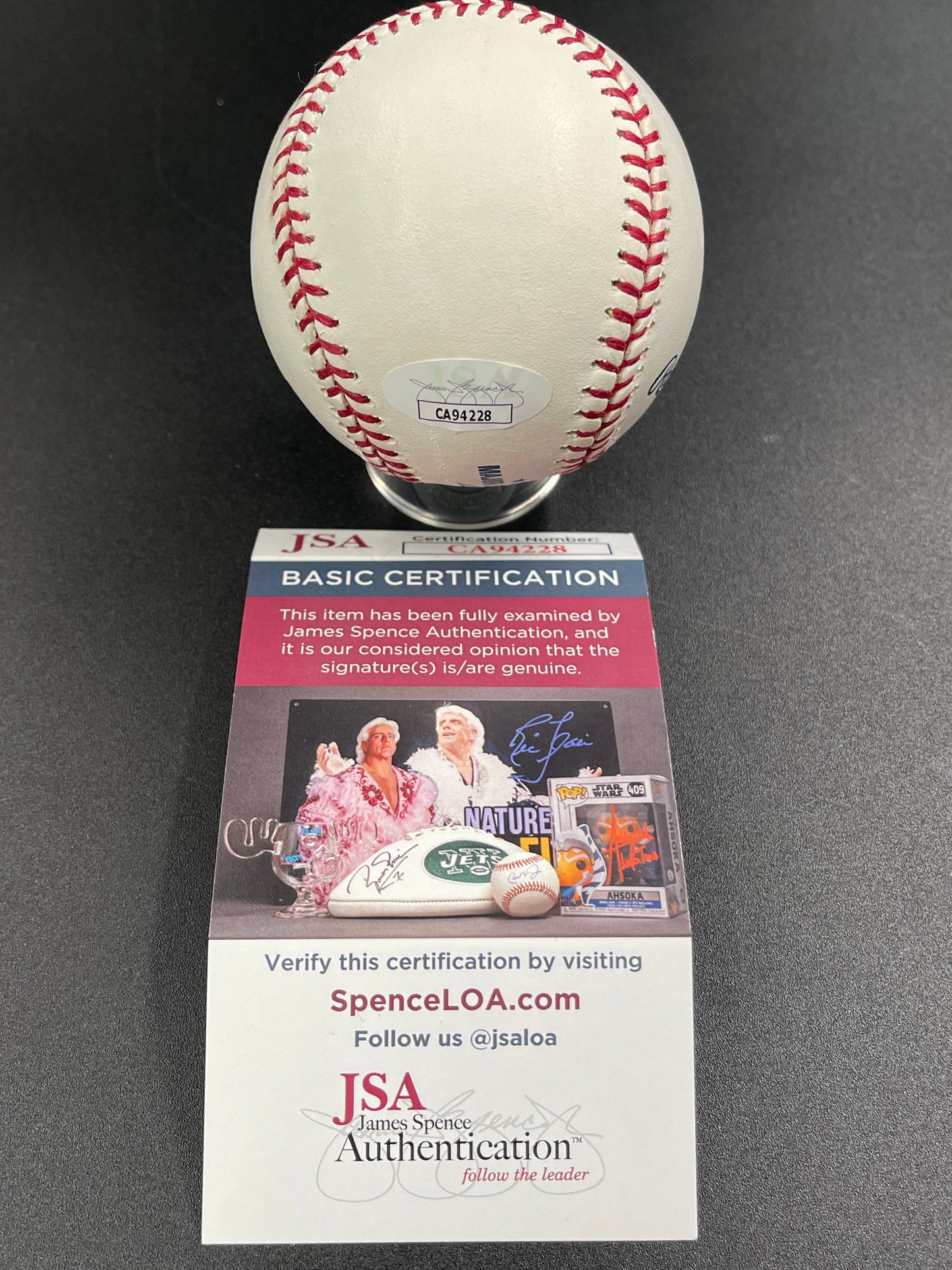 Cal Ripken Jr. Signed/Autographed Rawlings OMLB Baseball JSA COA Orioles