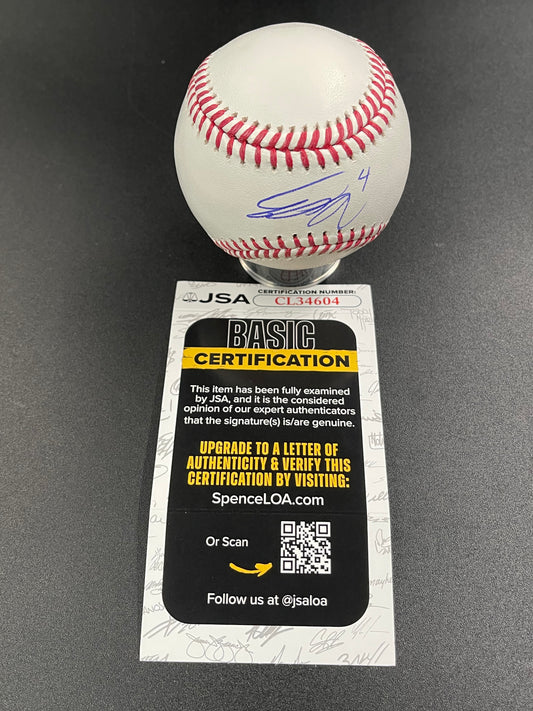 Pete Crow Armstrong Signed/Autographed Rawlings OMLB Baseball JSA COA Cubs