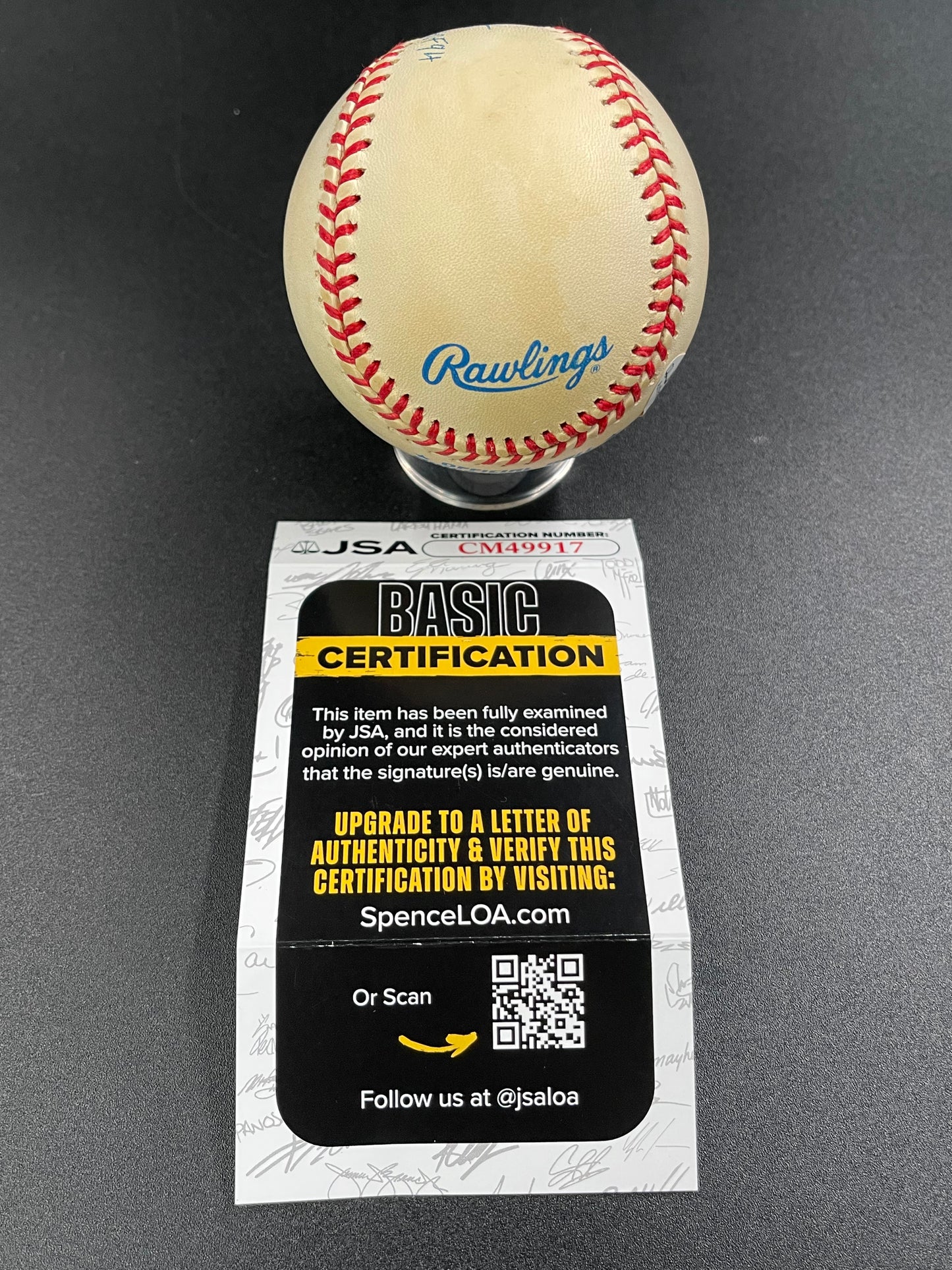 Phil Rizzuto Signed/Autographed Official AL Gene Budig Baseball Inscribed JSA (A