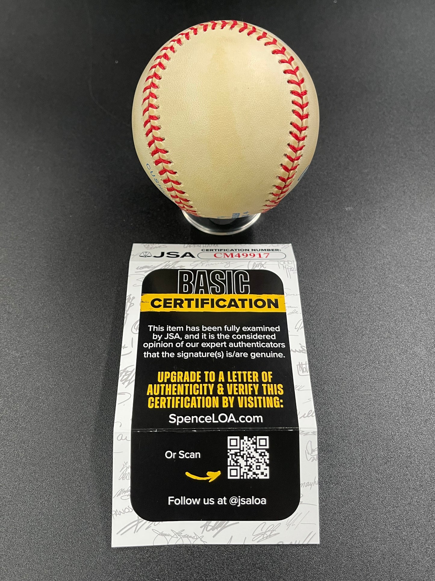 Phil Rizzuto Signed/Autographed Official AL Gene Budig Baseball Inscribed JSA (A