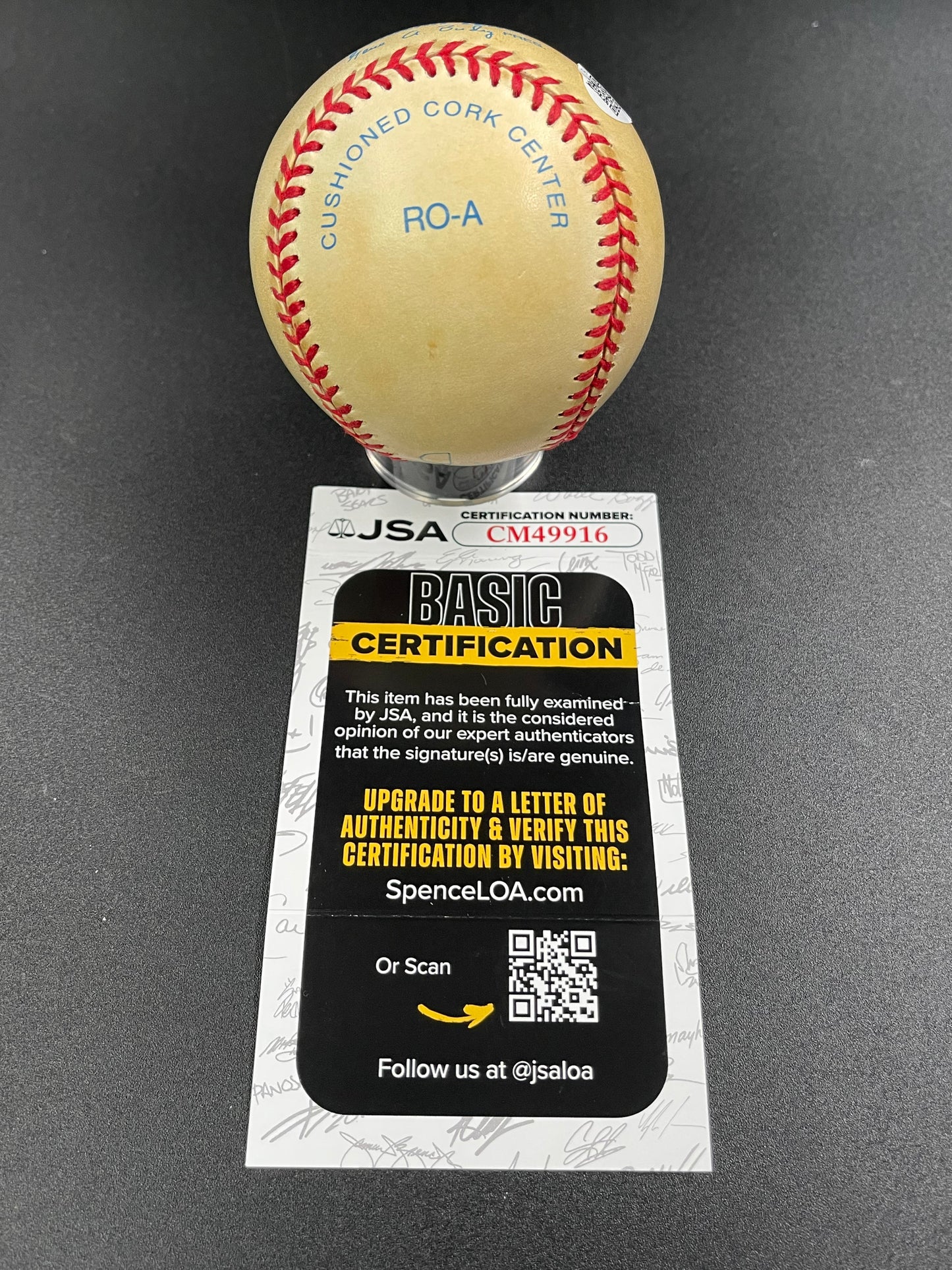 Phil Rizzuto Signed/Autographed Official AL Gene Budig Baseball Inscribed JSA (B