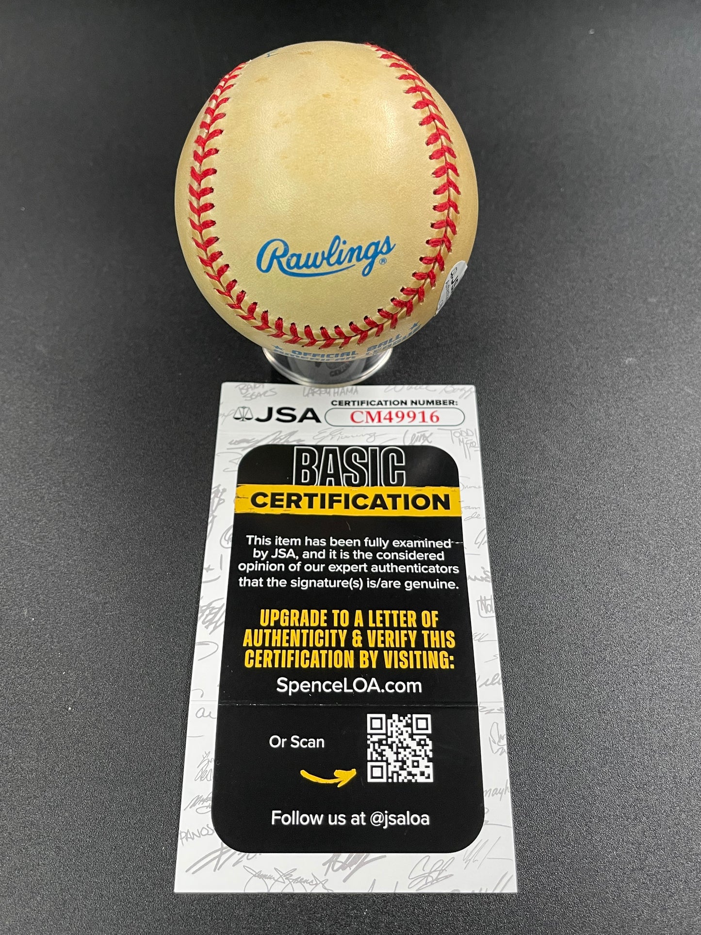 Phil Rizzuto Signed/Autographed Official AL Gene Budig Baseball Inscribed JSA (B