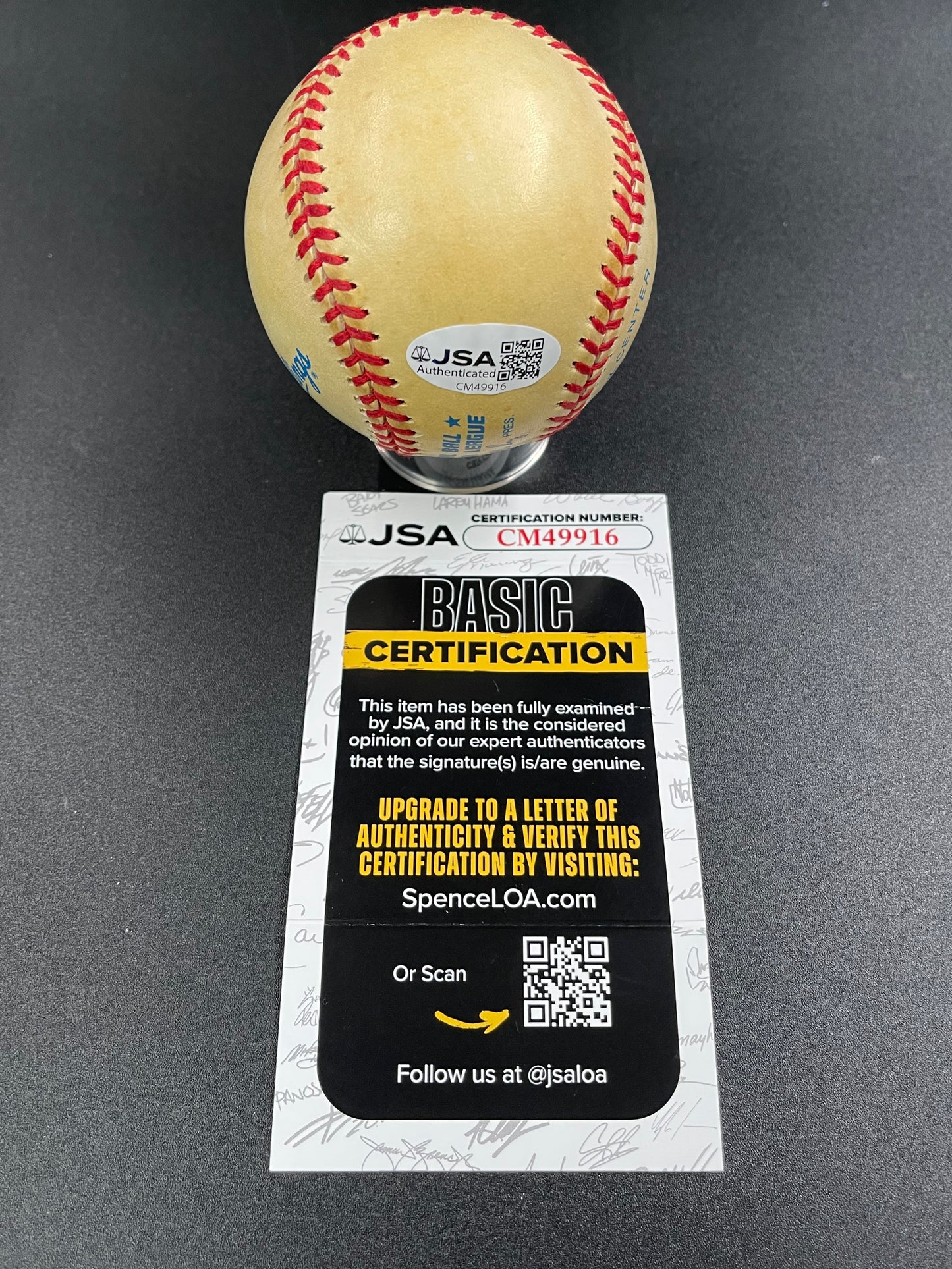 Phil Rizzuto Signed/Autographed Official AL Gene Budig Baseball Inscribed JSA (B