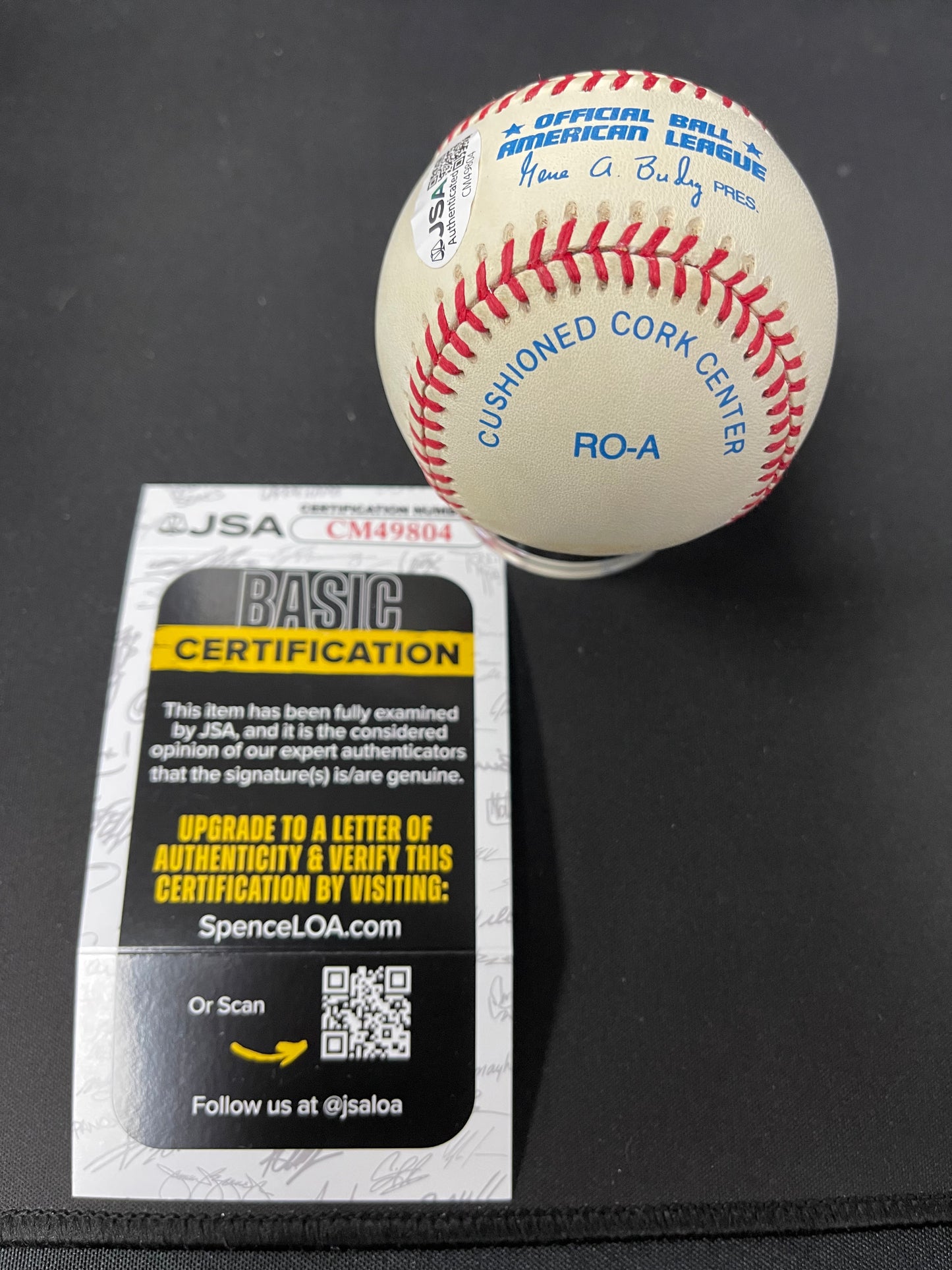 David Wells Signed/Autographed Rawlings OMLB Baseball JSA COA Yankees