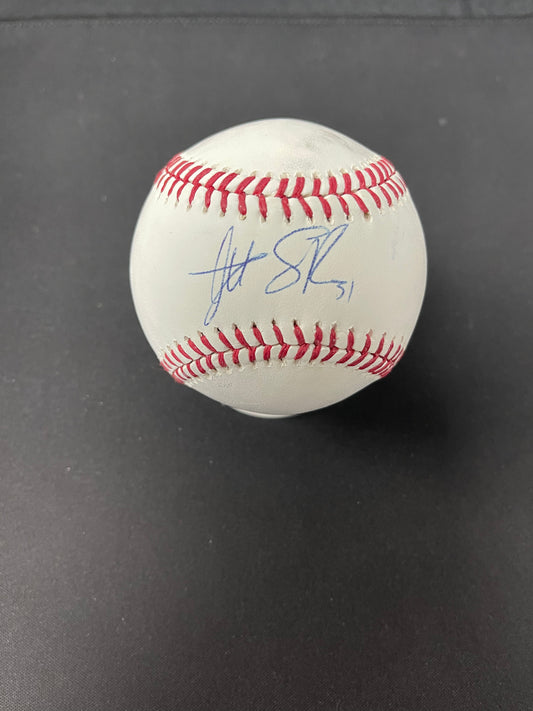 Danny Salazar Signed/Autographed Rawlings OMLB Baseball JSA COA Diamondbacks