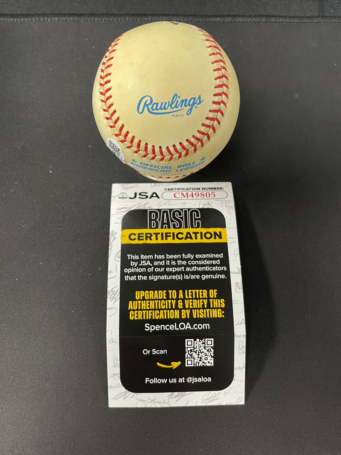 Tommy John Signed/Autographed Rawlings OMLB Baseball JSA COA