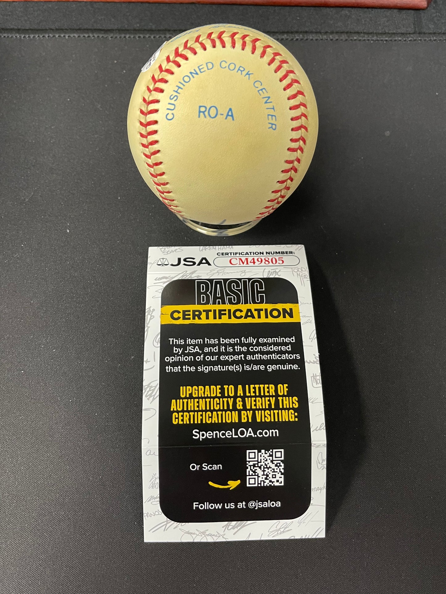 Tommy John Signed/Autographed Rawlings OMLB Baseball JSA COA