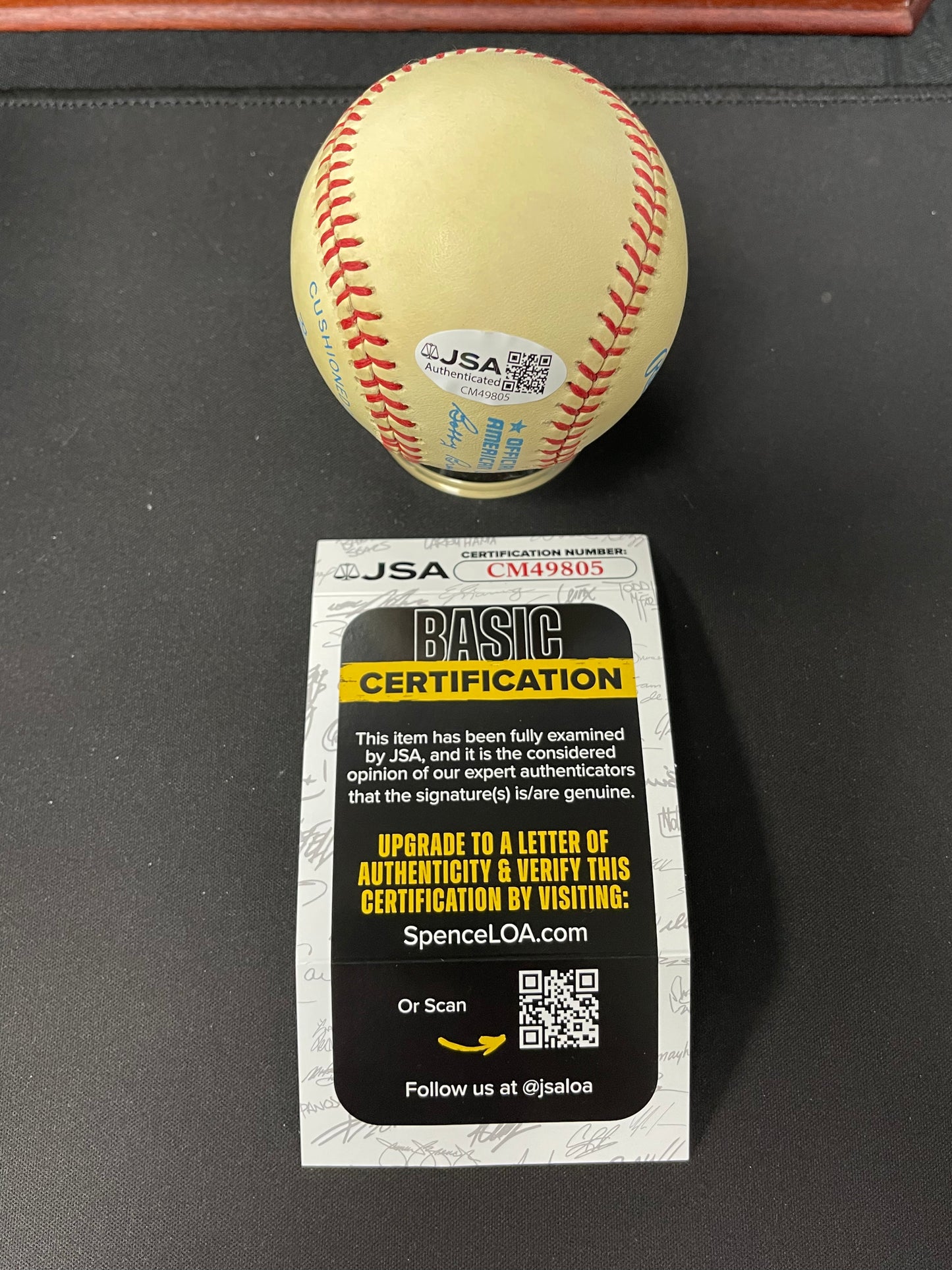 Tommy John Signed/Autographed Rawlings OMLB Baseball JSA COA