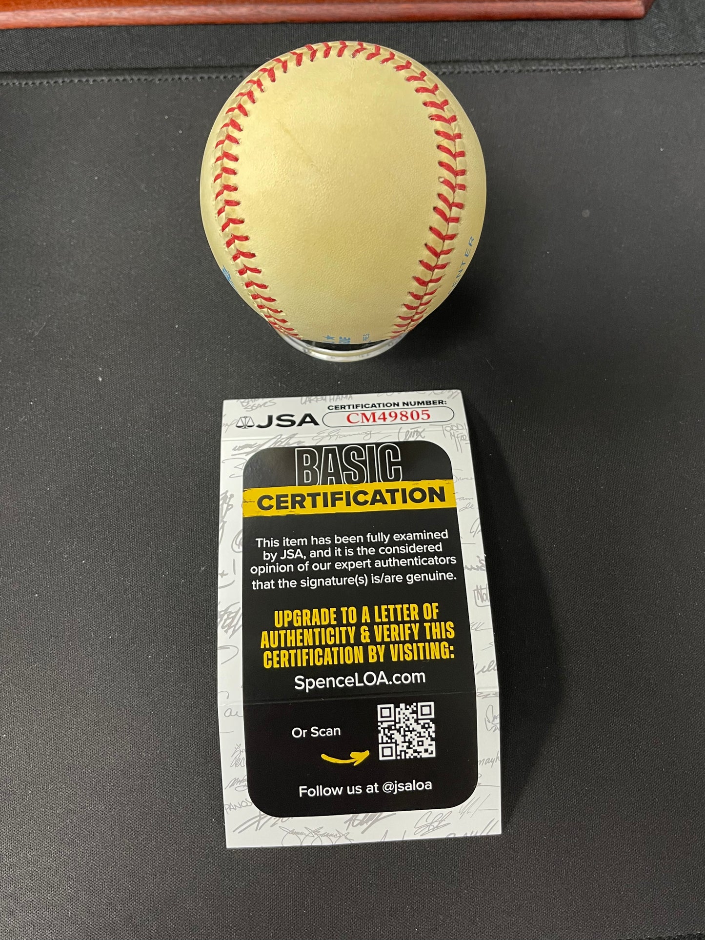 Tommy John Signed/Autographed Rawlings OMLB Baseball JSA COA
