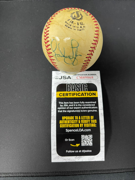 Sparky Lyle Signed/Autographed Rawlings Spalding Official Baseball JSA COA