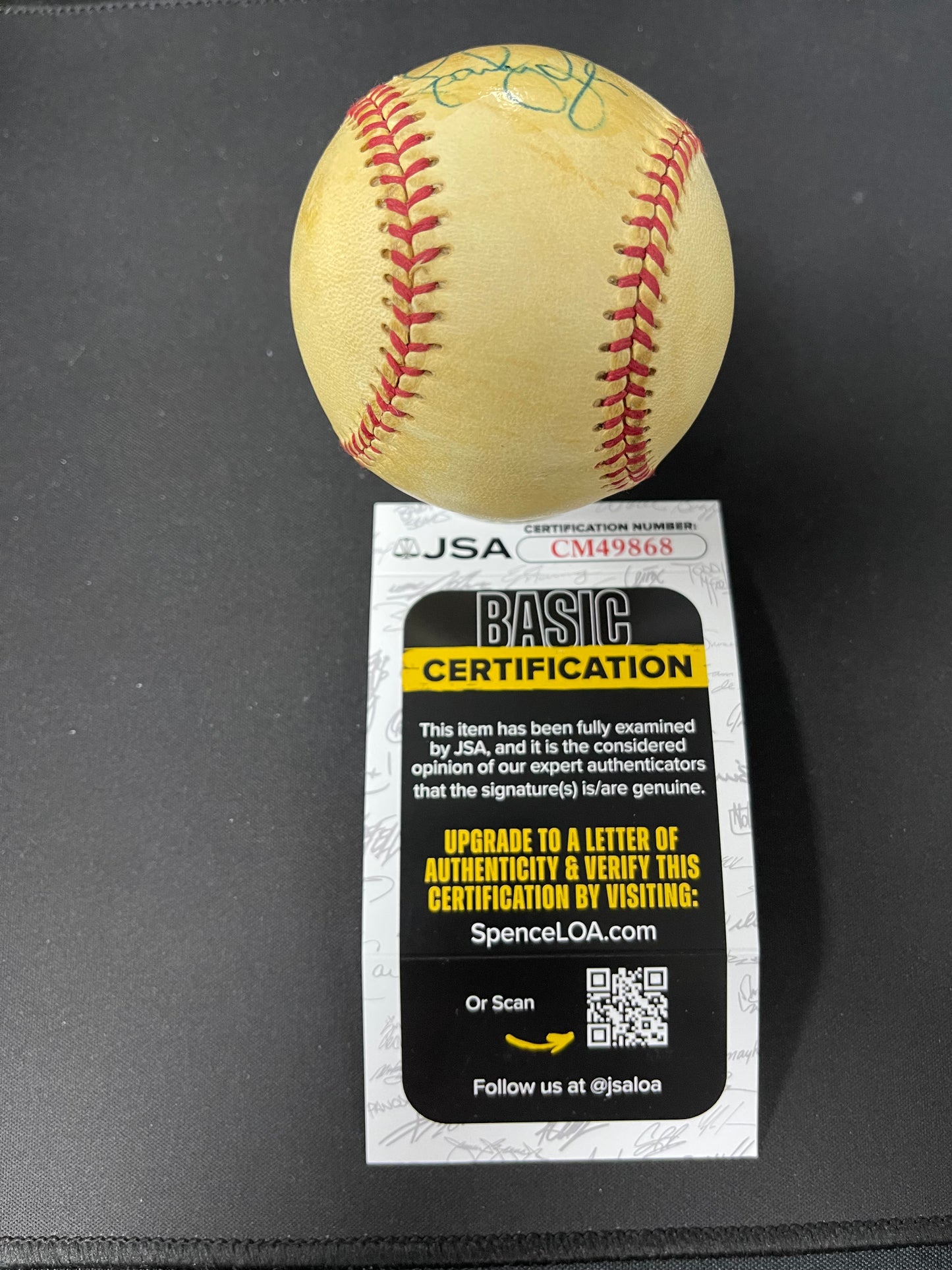Sparky Lyle Signed/Autographed Rawlings Spalding Official Baseball JSA COA