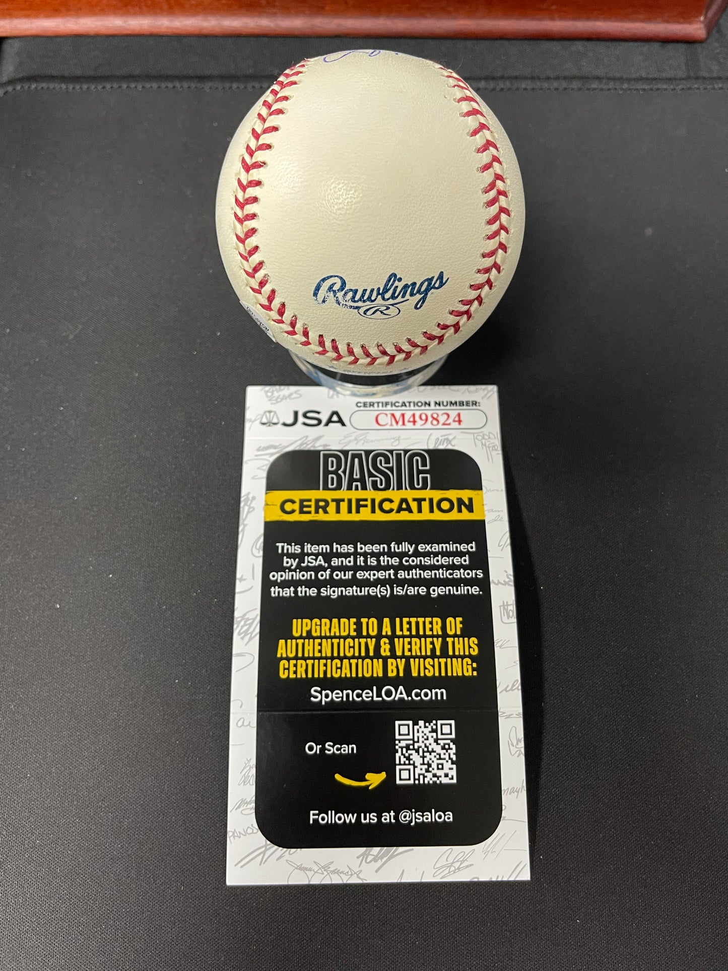 Sparky Lyle Signed Autographed Rawlings OMLB Baseball JSA Inscribed Yankees