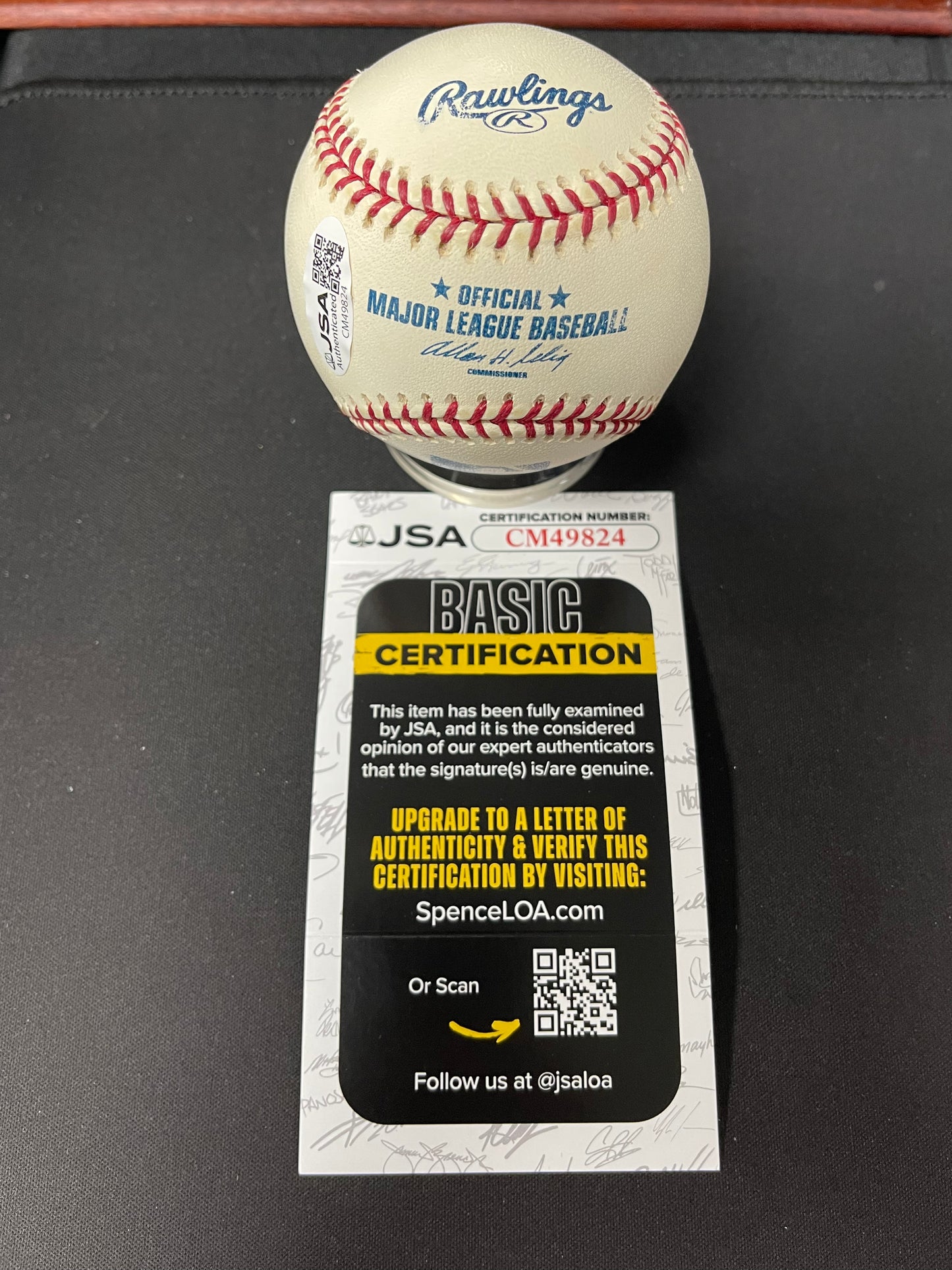 Sparky Lyle Signed Autographed Rawlings OMLB Baseball JSA Inscribed Yankees