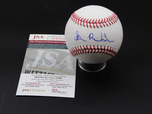 STEVEN KWAN Signed / Autographed Full Name Official Major League Baseball JSA COA Cleveland Guardians Star