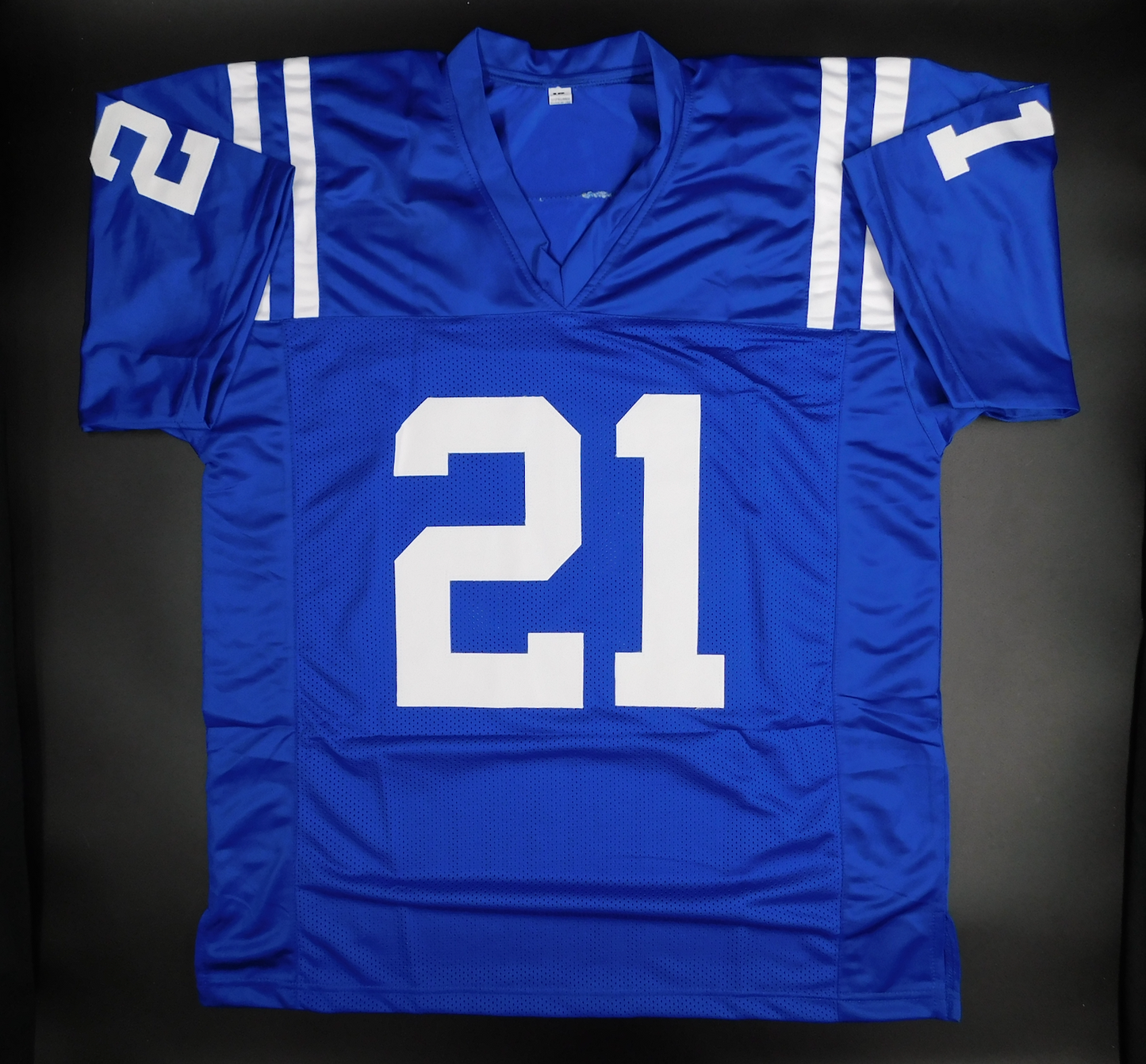 Nyheim Hines Signed Autographed Indianapolis Colts Blue Football Jersey JSA COA