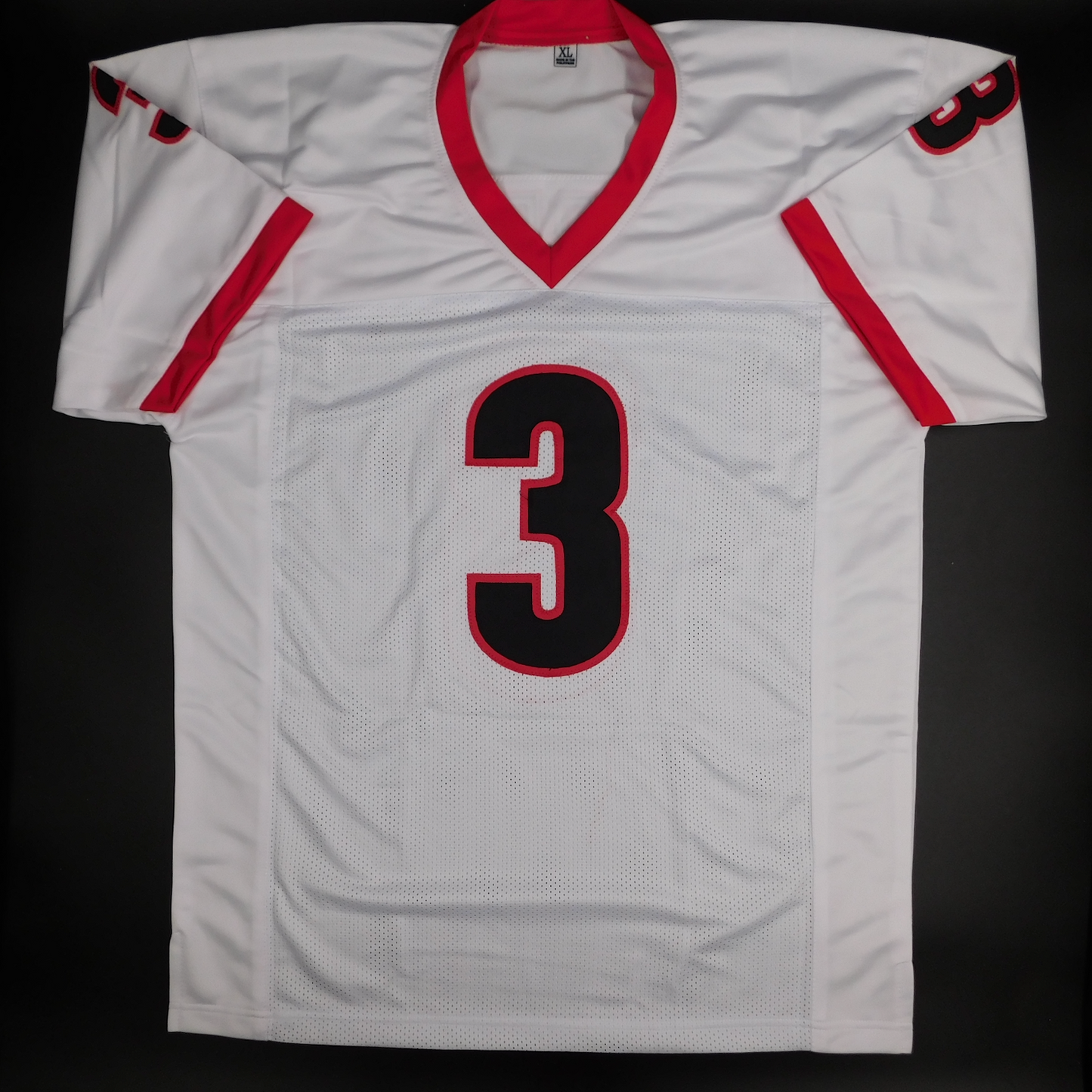 Tyson Campbell Signed Auto University of Georgia White Football Jersey JSA COA