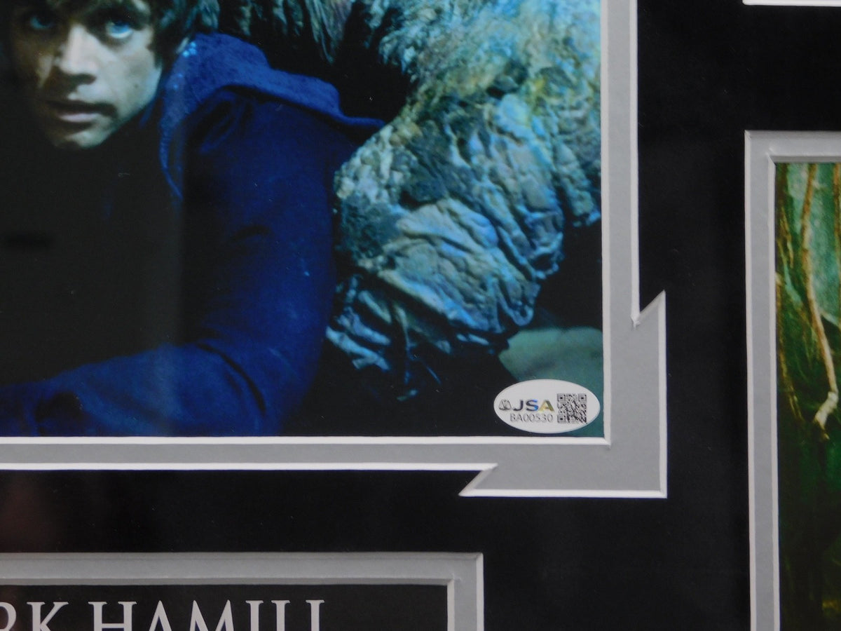 Mark Hamill Signed Framed 8x10 Photo JSA LOA Luke Skywalker Star Wars