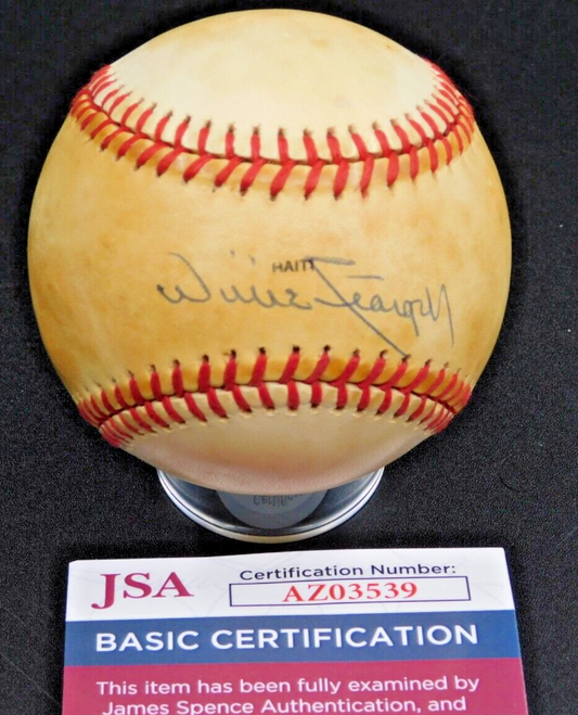 Willie Stargell (D. 2001) Signed 1979 World Series Baseball Pirates MVP JSA COA