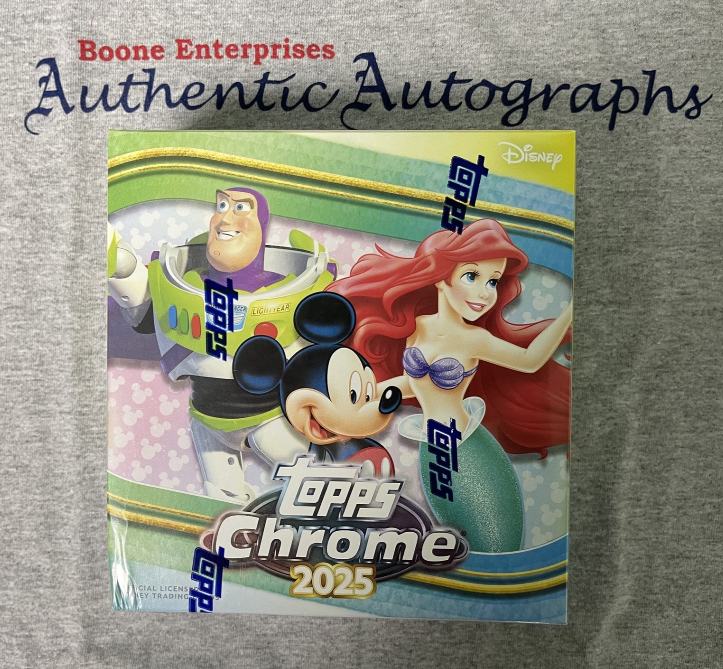 2025 Topps Chrome Disney Mega Box Sealed Mickey Mouse Buzz Lightyear