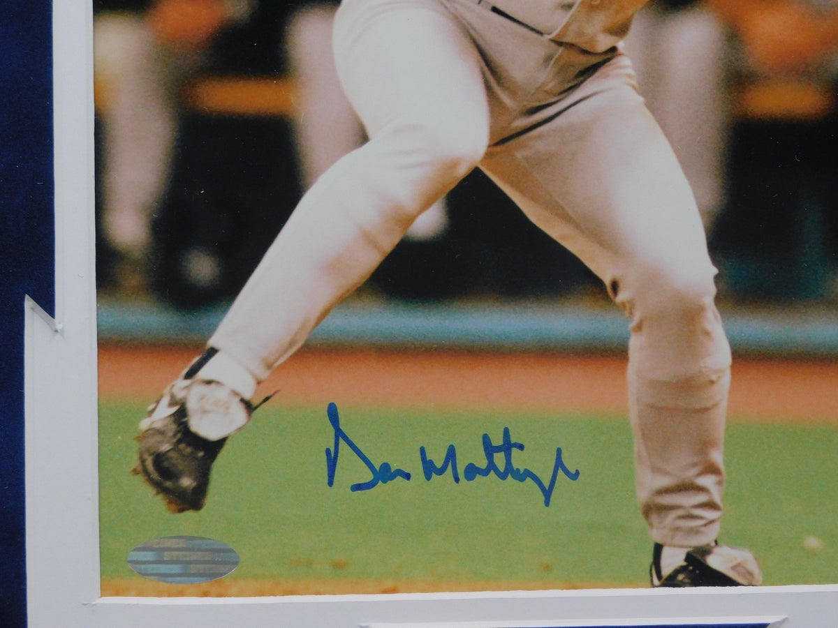 Don Mattingly Signed Autographed Framed 8x10 Photo Steiner COA Yankees