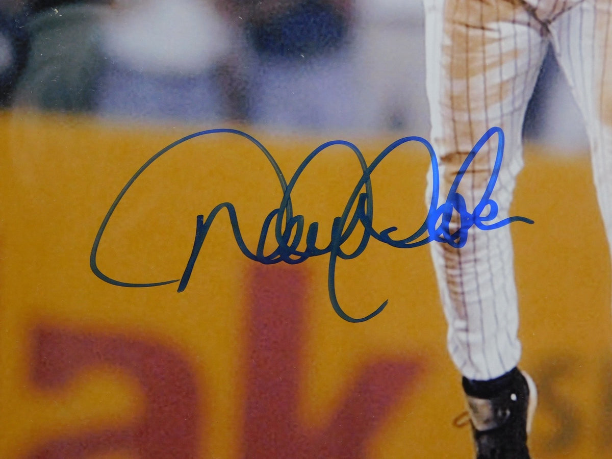 Derek Jeter Signed Autographed Framed 16x20 Photo New York Yankees Steiner COA