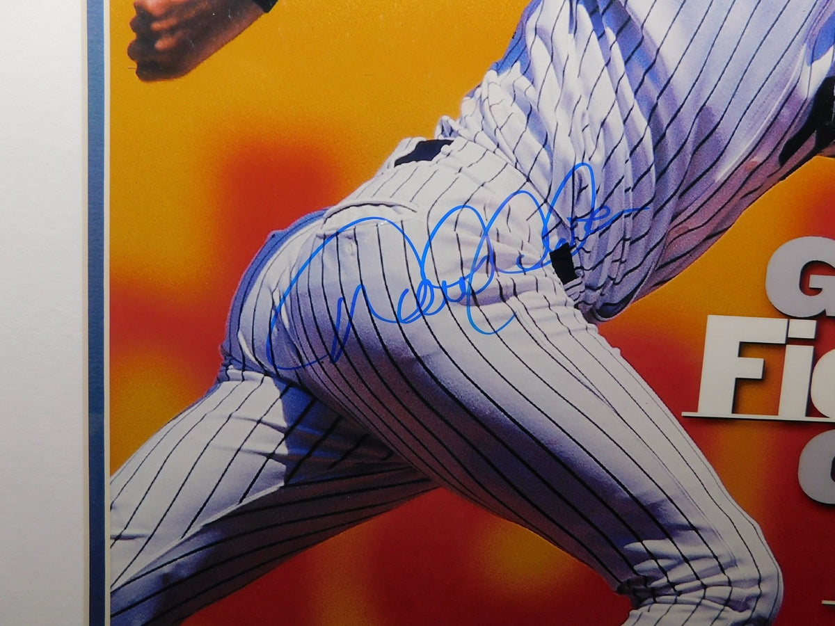 Derek Jeter Signed Autographed Framed 16x20 Photo New York Yankees Steiner COA