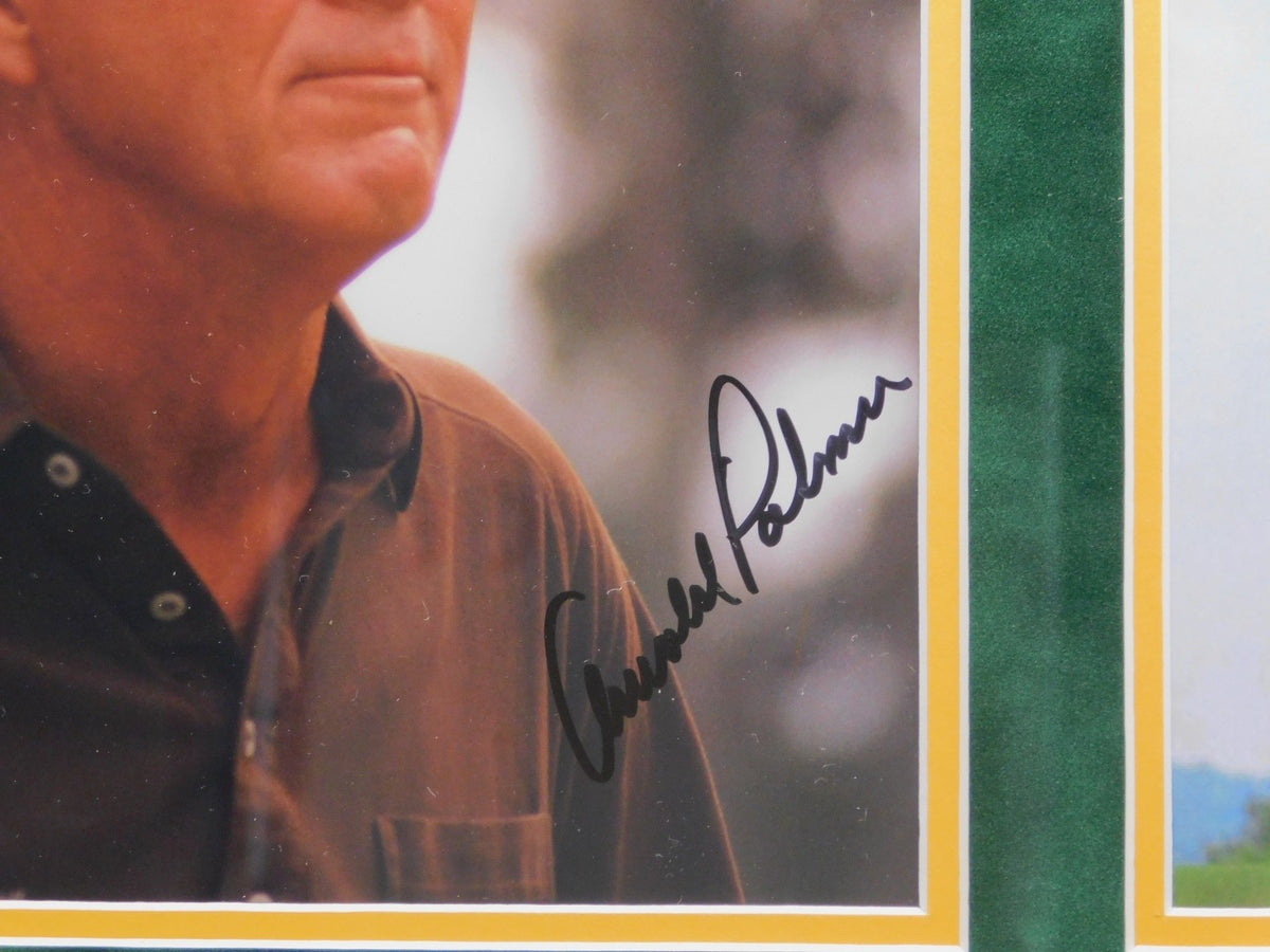 Arnold Palmer Signed Autographed Framed 8x10 Photo JSA COA